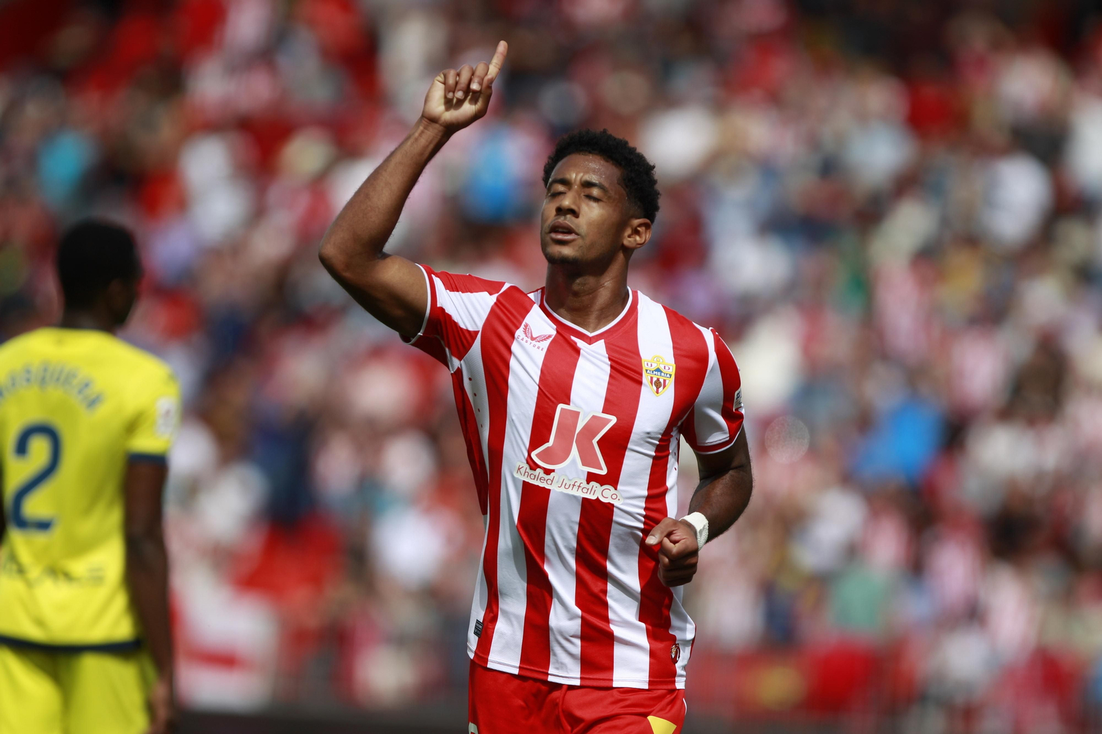 Las mejores imágenes del partido de fútbol U.D. Almería-Villarreal C.F.