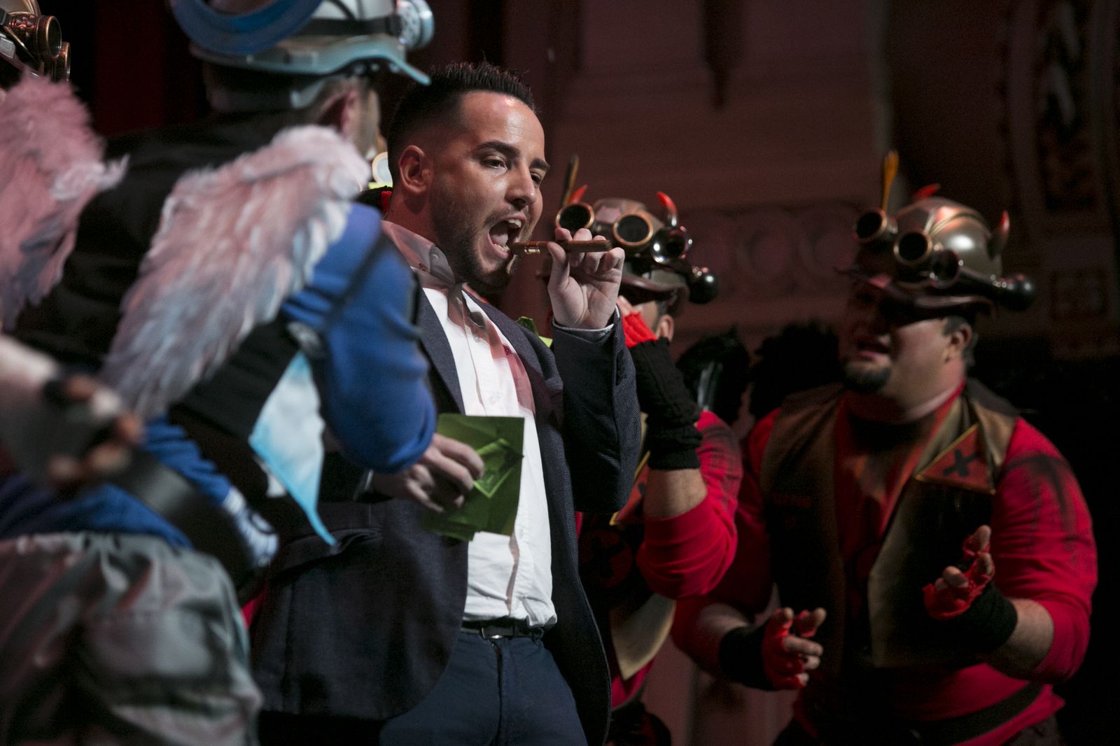 Comparsa 'Los cabezaloca', de Alcalá de Guadaíra (Sevilla)