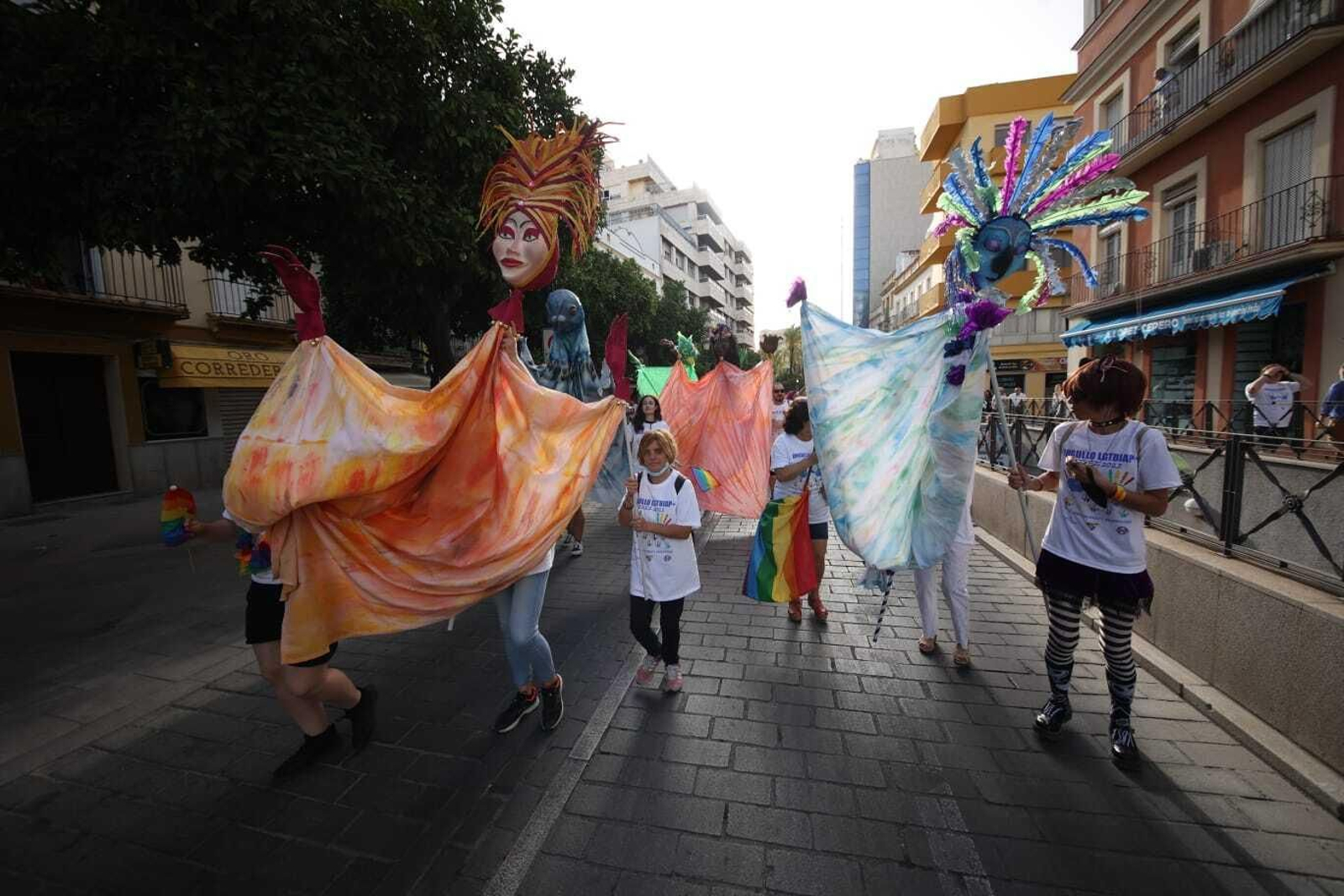 Manifestación por el Orgullo LGTBIQA+ en Jerez