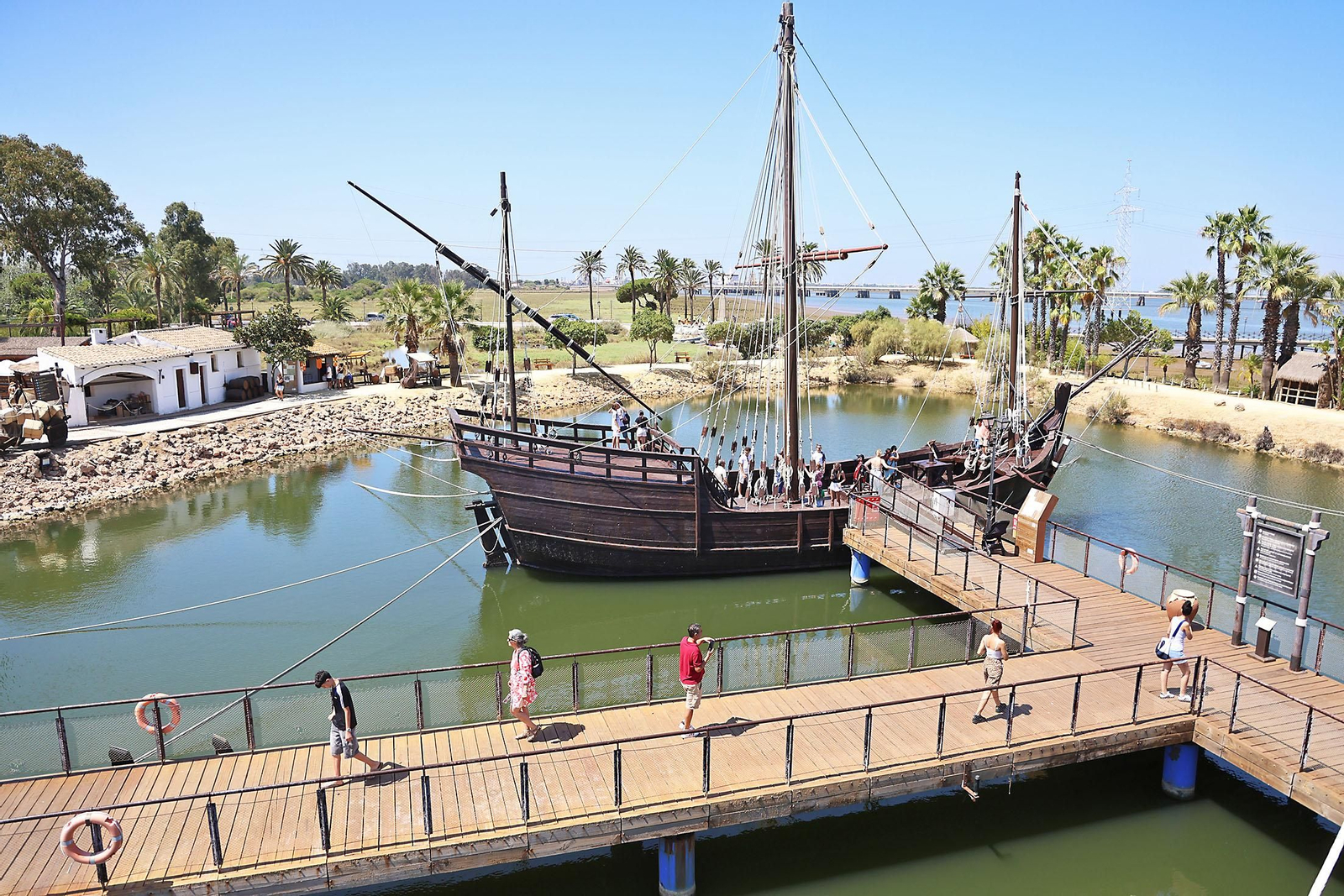 Muelle de las Carabelas, visita obligatoria para el Turismo en Huelva