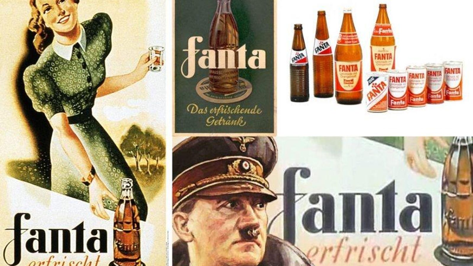 Campaña publicitaria de Fanta en la Alemania nazi.