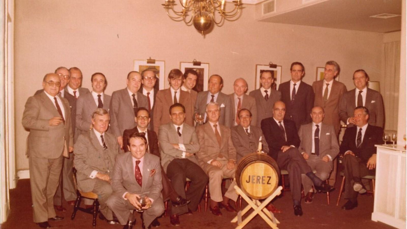 Reunión del Grupo de Exportadores del Sherry, en su sede de Madrid.