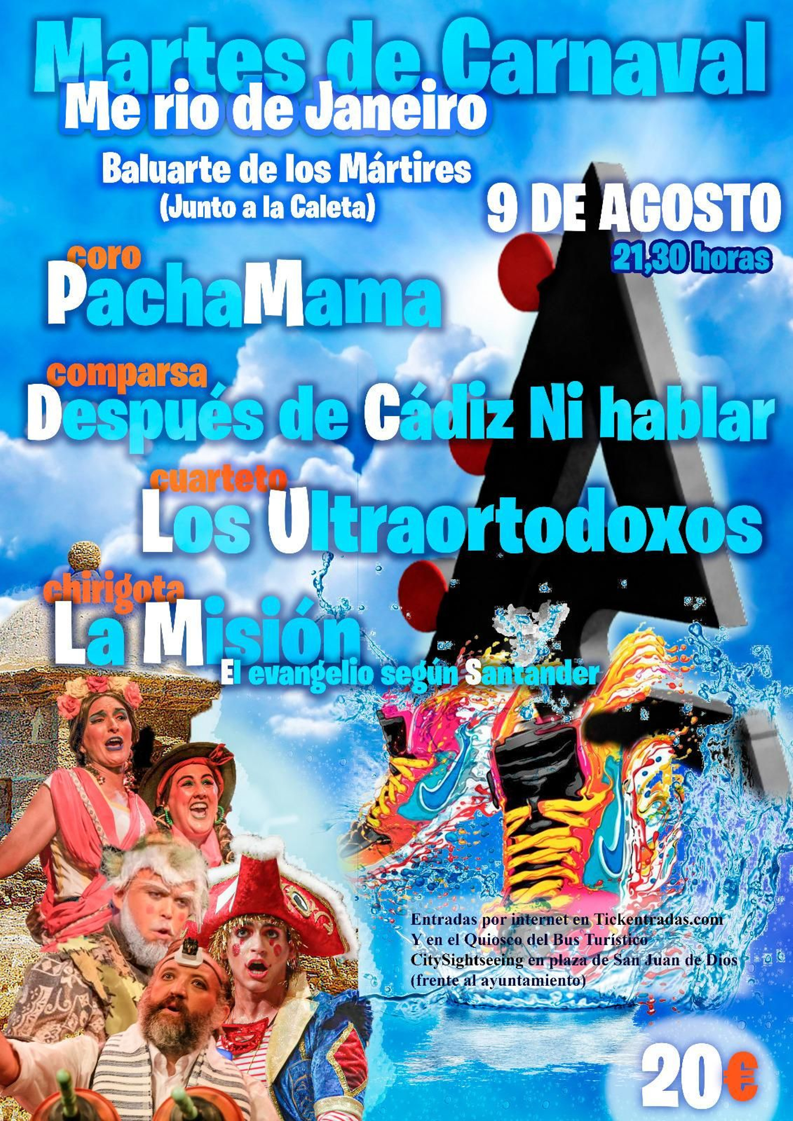 El cartel de 'Me Río de Janeiro'