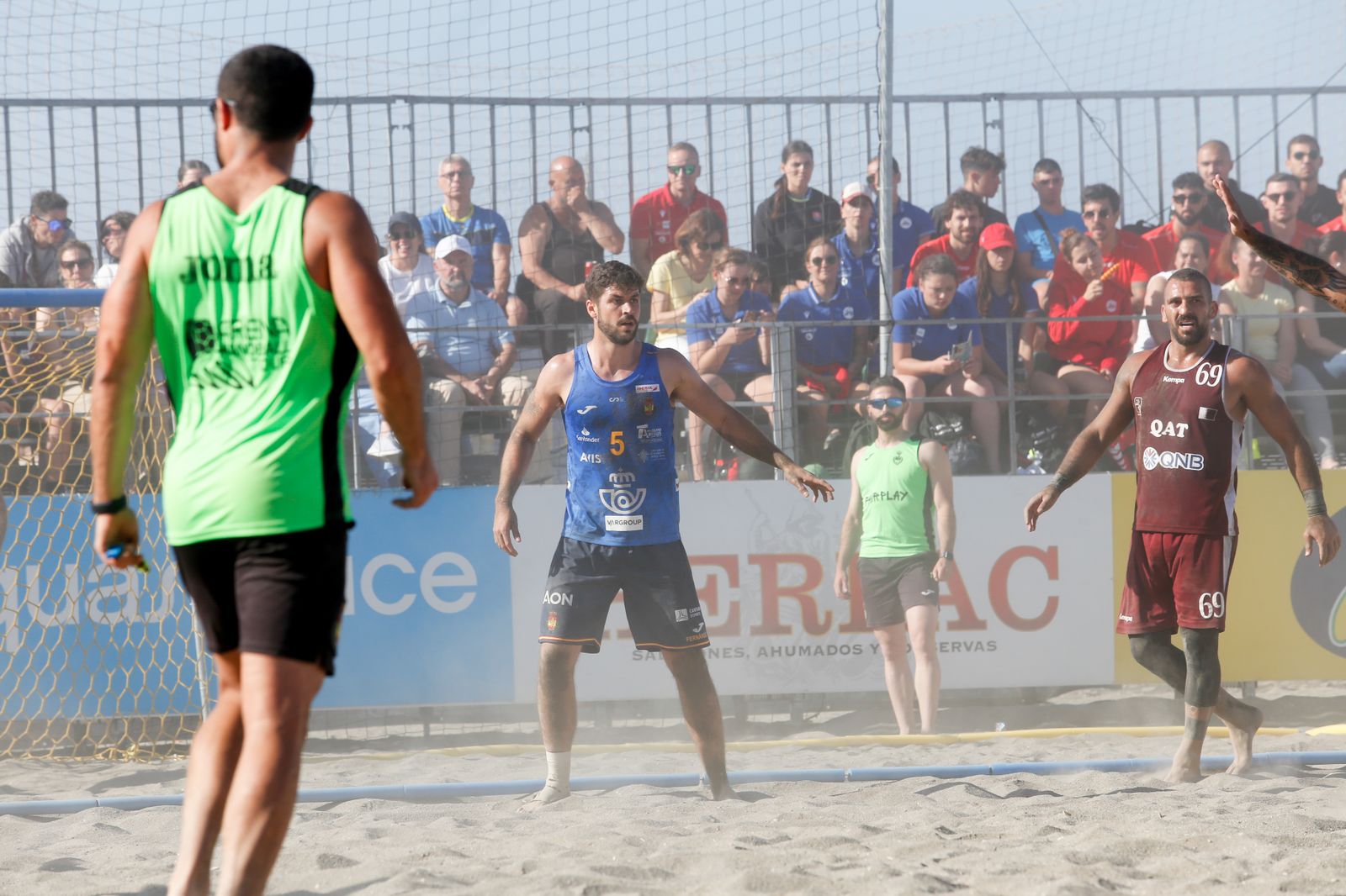 Las fotos del Torneo Internacional  de España de balonmano playa de La Línea