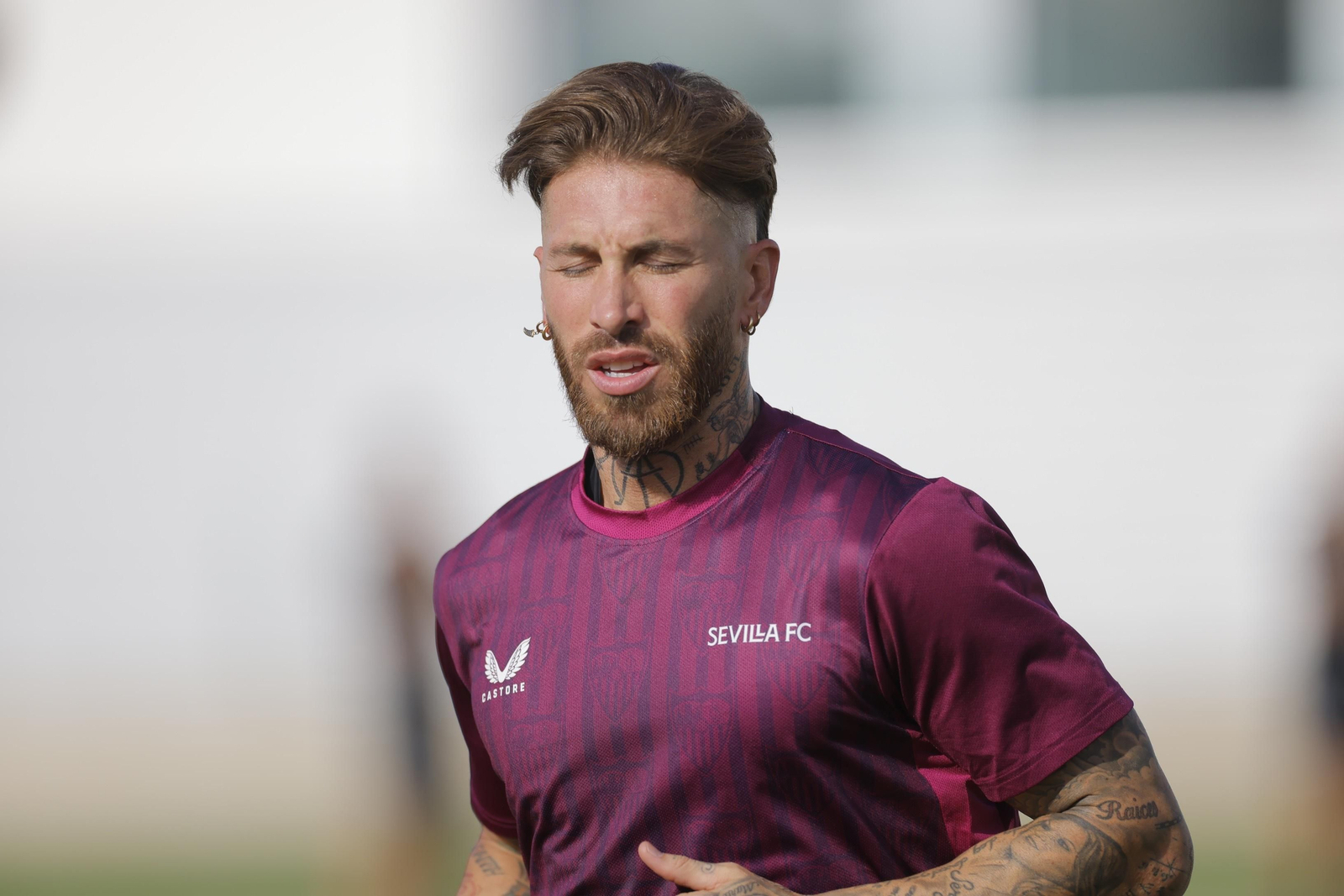 Las fotos del primer entrenamiento de Sergio Ramos tras su regreso al Sevilla FC