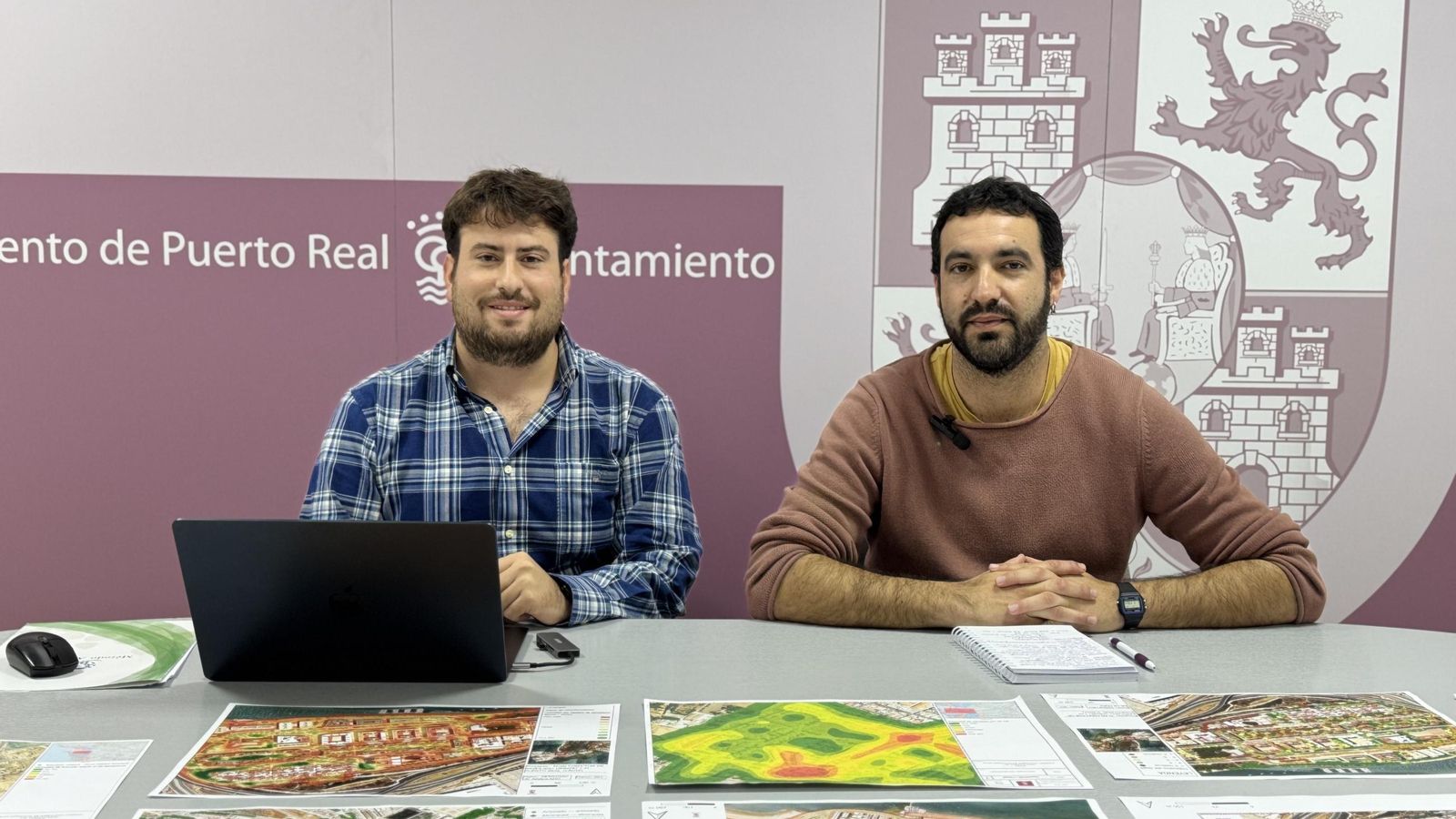 Raúl Domínguez y Antonio Gil en la presentacion del Plan