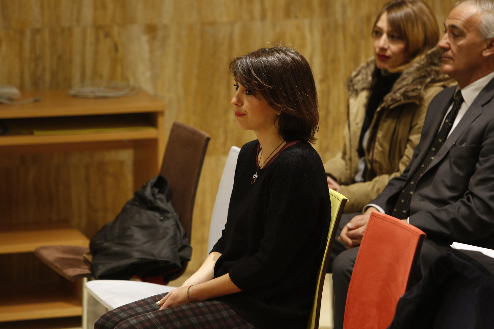 Juana Rivas durante el jucio