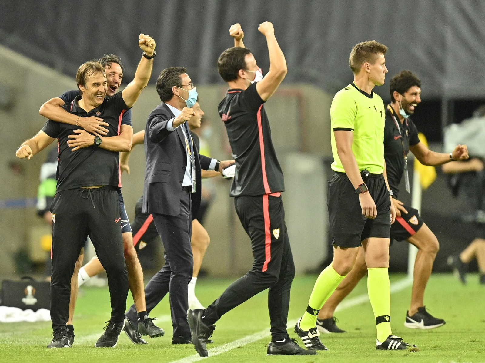 Las imágenes de Lopetegui como entrenador del Sevilla fc
