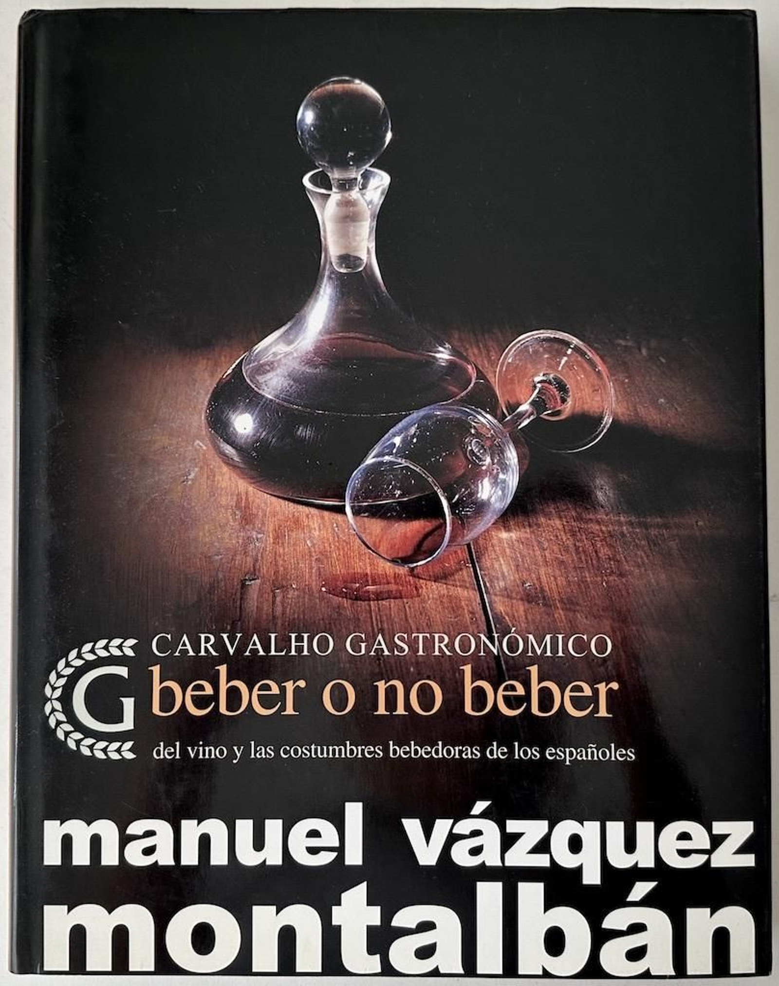 Su libro ‘Beber o no beber’ (2002).