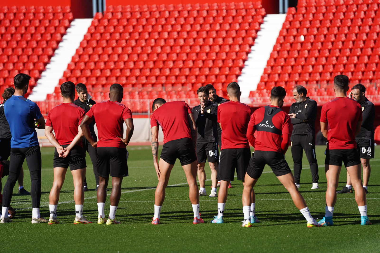 Imágenes del entrenamiento del Almería, viernes 18