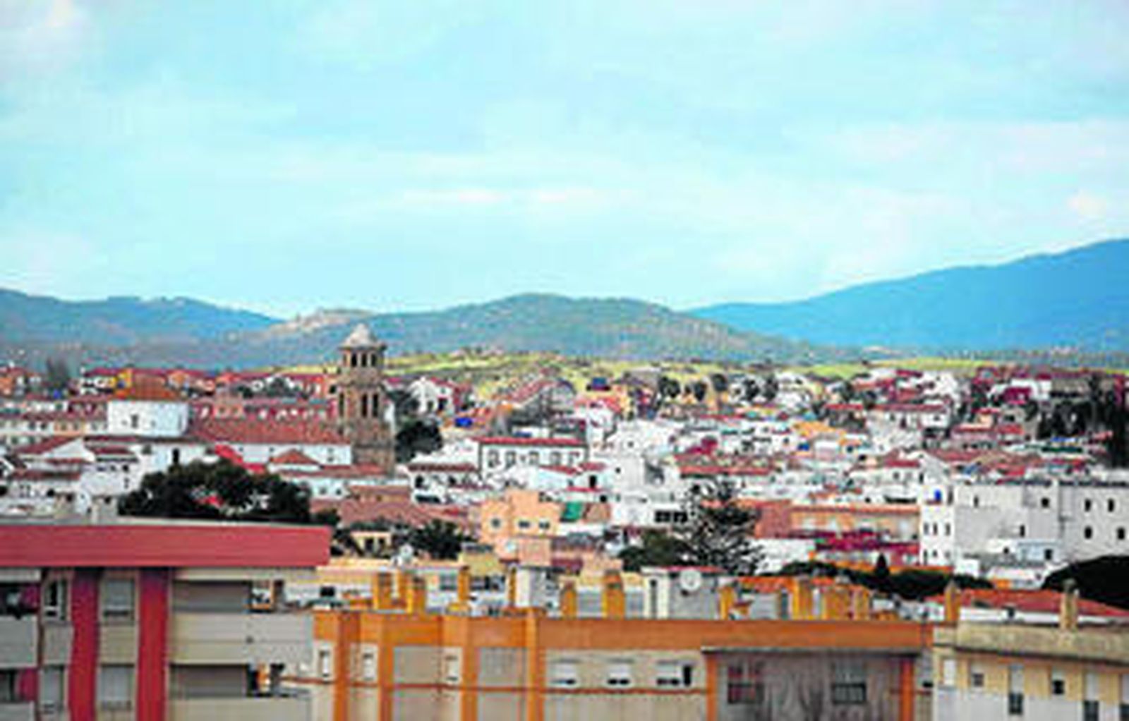 Vista general de viviendas en Los Barrios.