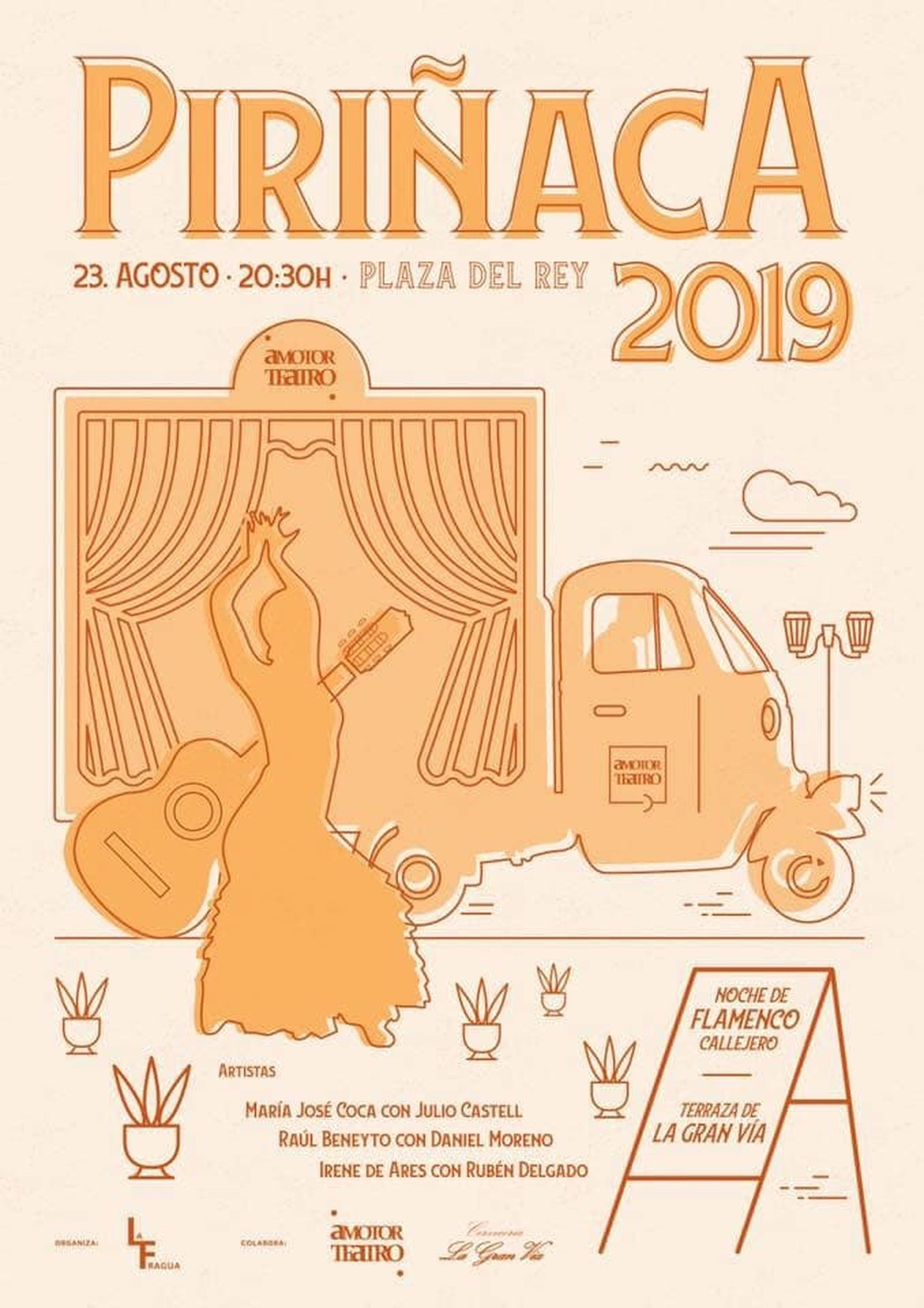 Cartel de la Piriñaca flamenca de La Fragua