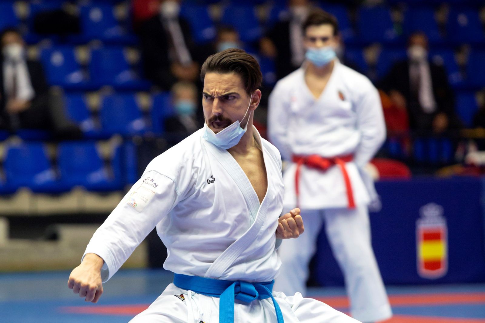 Damián Quintero, en una prueba.