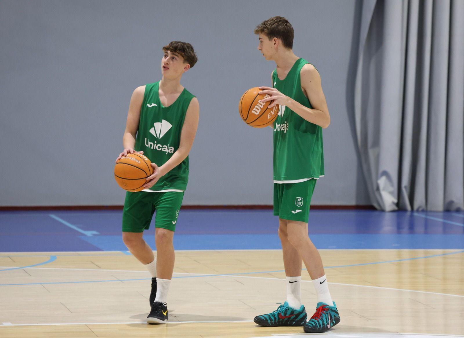 Ilusión, sonrisas y nervios en el Unicaja antes de la Minicopa
