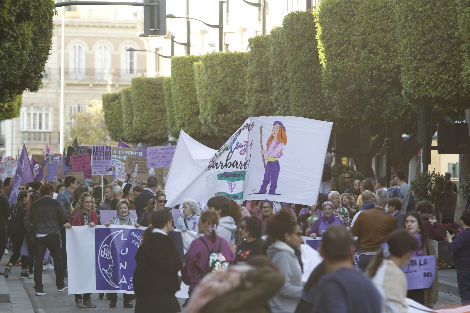Fotogalería manifestación Día Internacional de la Mujer
