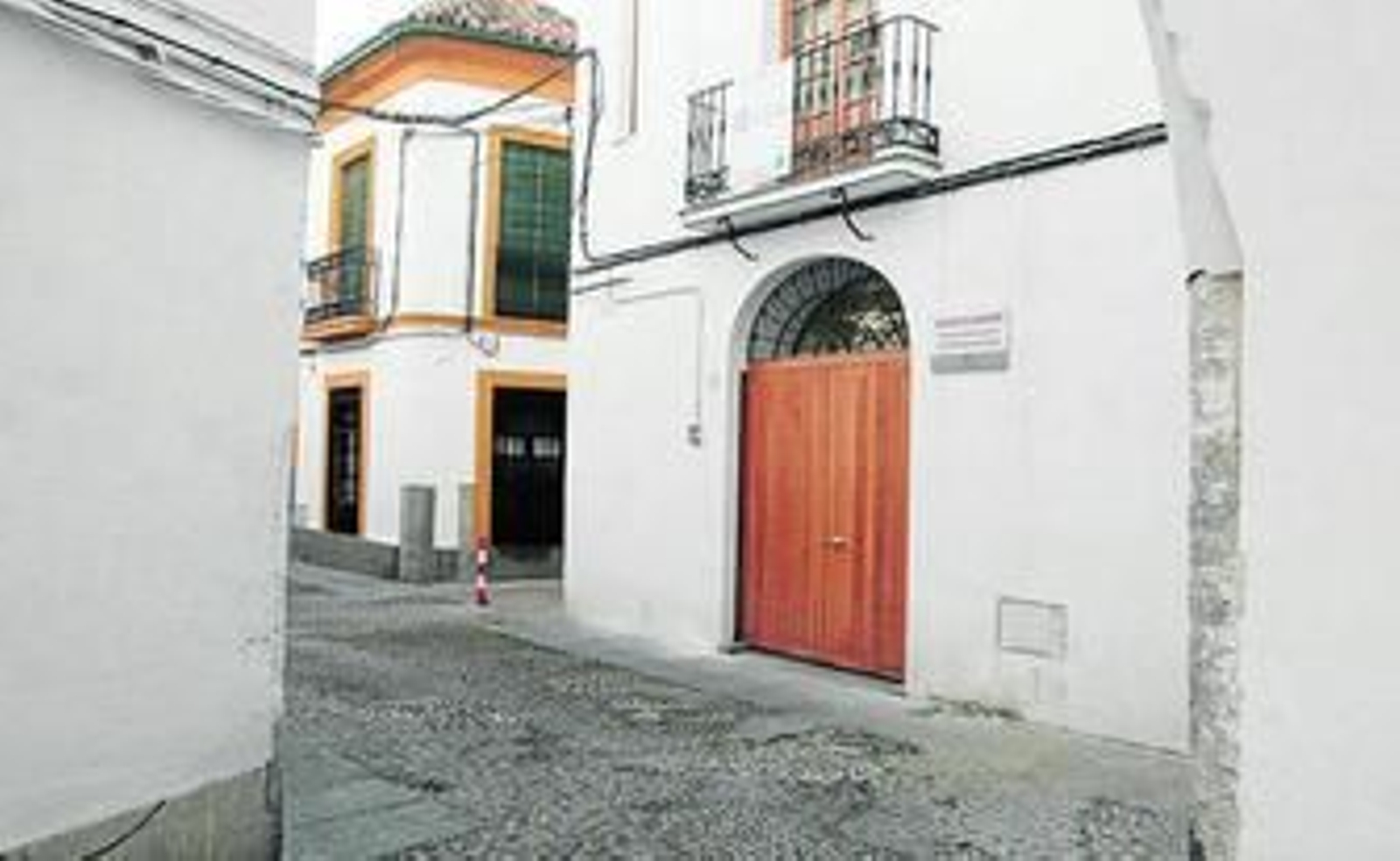 Entrada a la Casa de la Iguadad, detrás de la plaza de la Corredera.