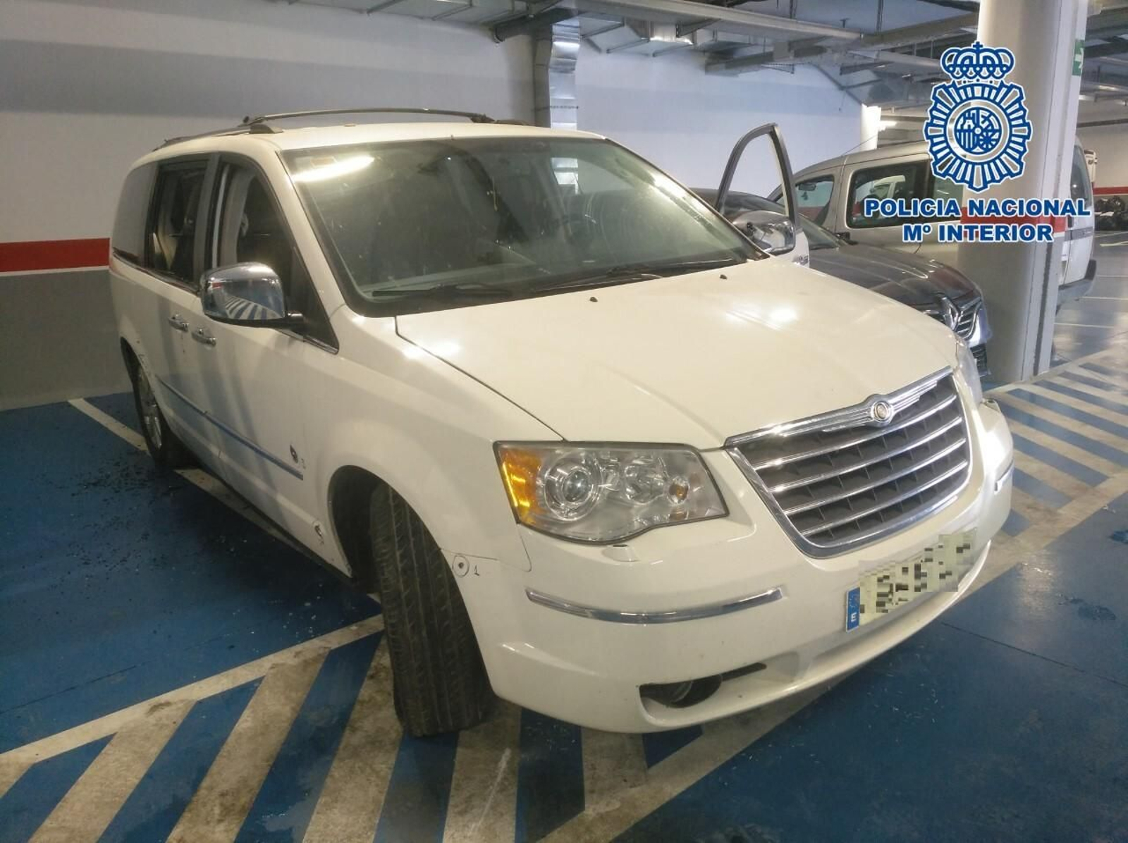 Vehículo del presunto autor de los disparos.