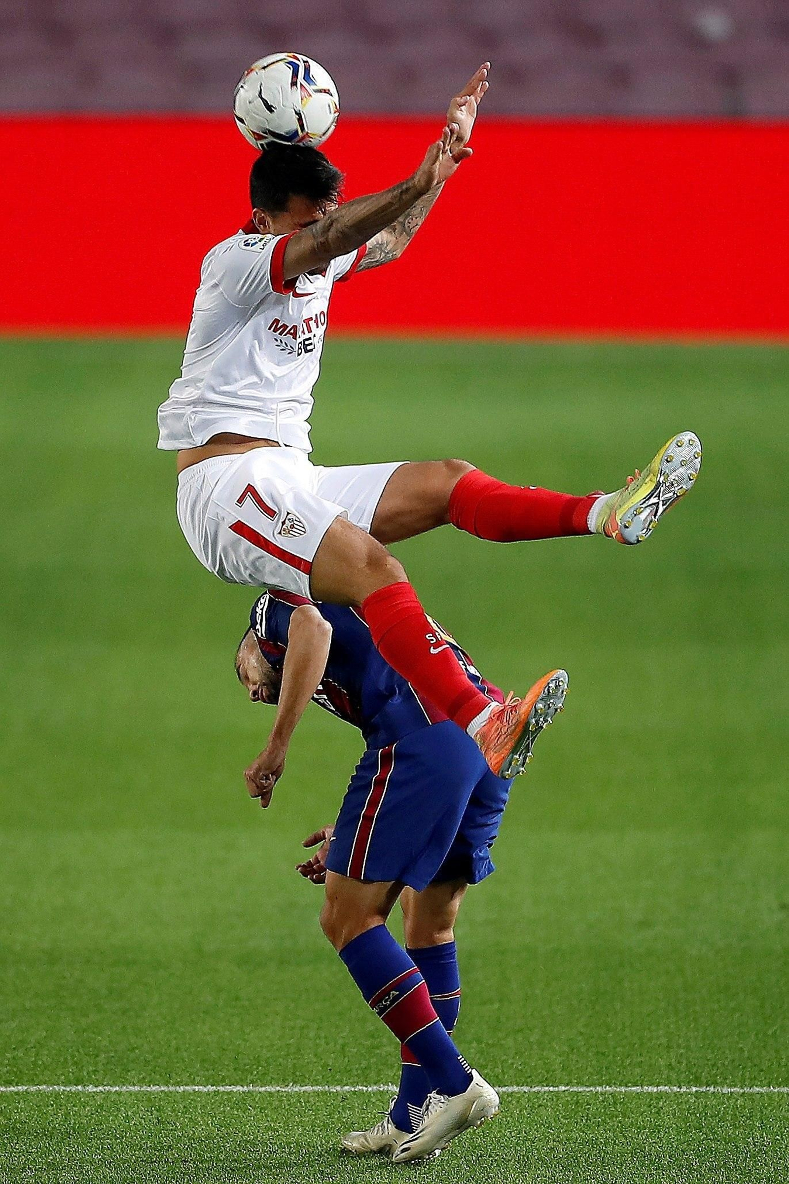 Las fotos del Barcelona-Sevilla