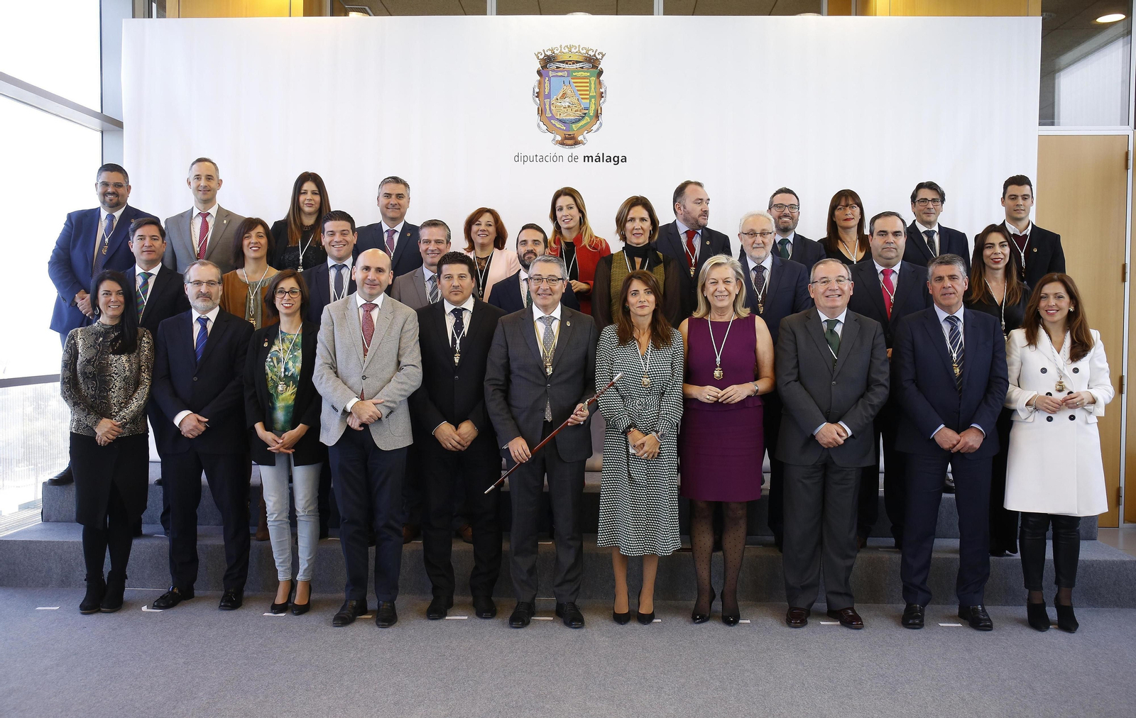 Las imágenes de la investidura de Francisco Salado como presidente de la Diputación de Málaga