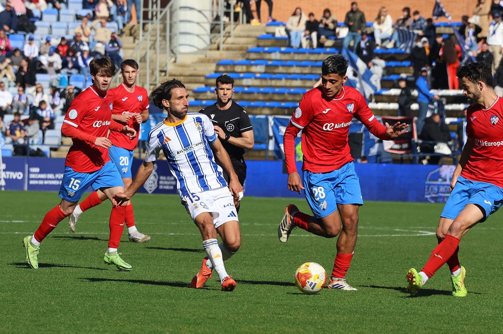 Manita del Recreativo al Estepona (5-0)