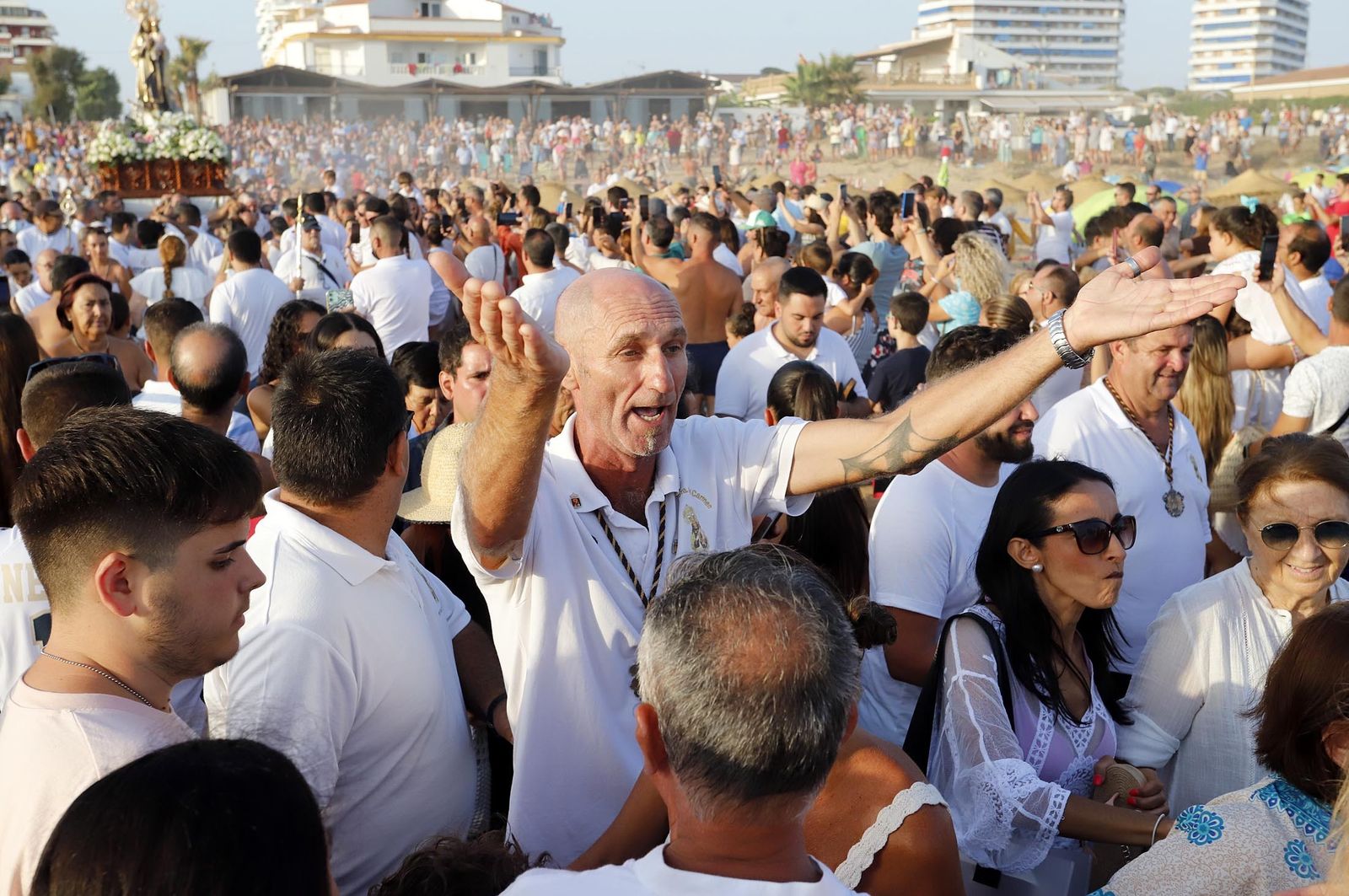 Imágenes de la procesión de la Virgen del Carmen en Punta Umbría