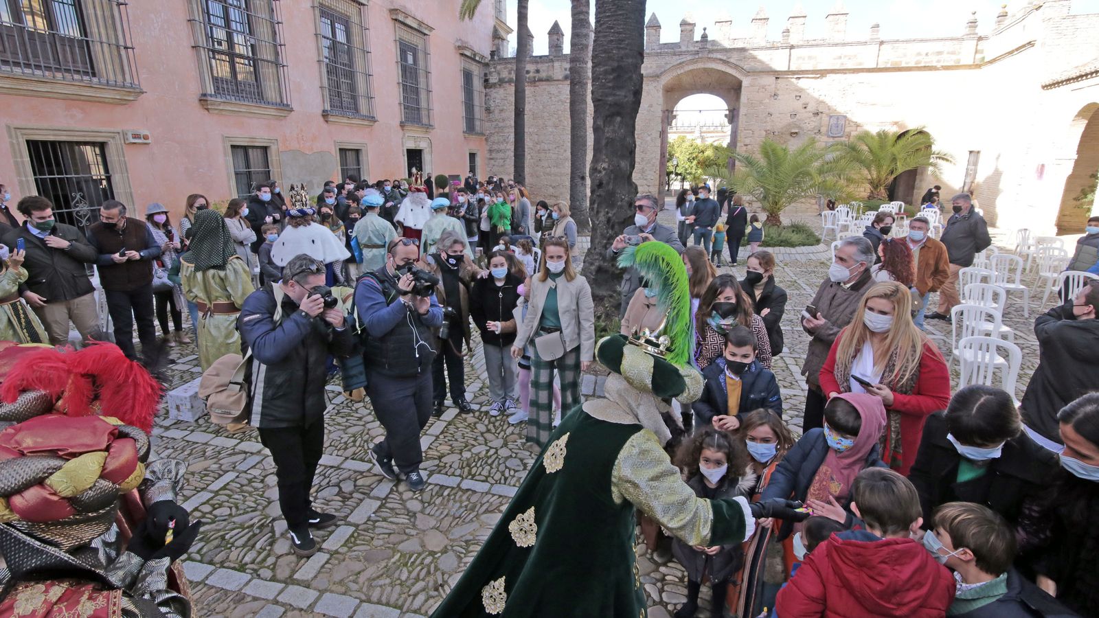 Coronación de los Reyes Magos de Jerez en el Alcázar