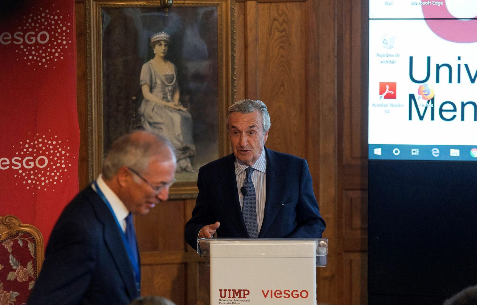 José María Marín Quemada, presidente de la CNMC, durante su intervención en la UIMP.