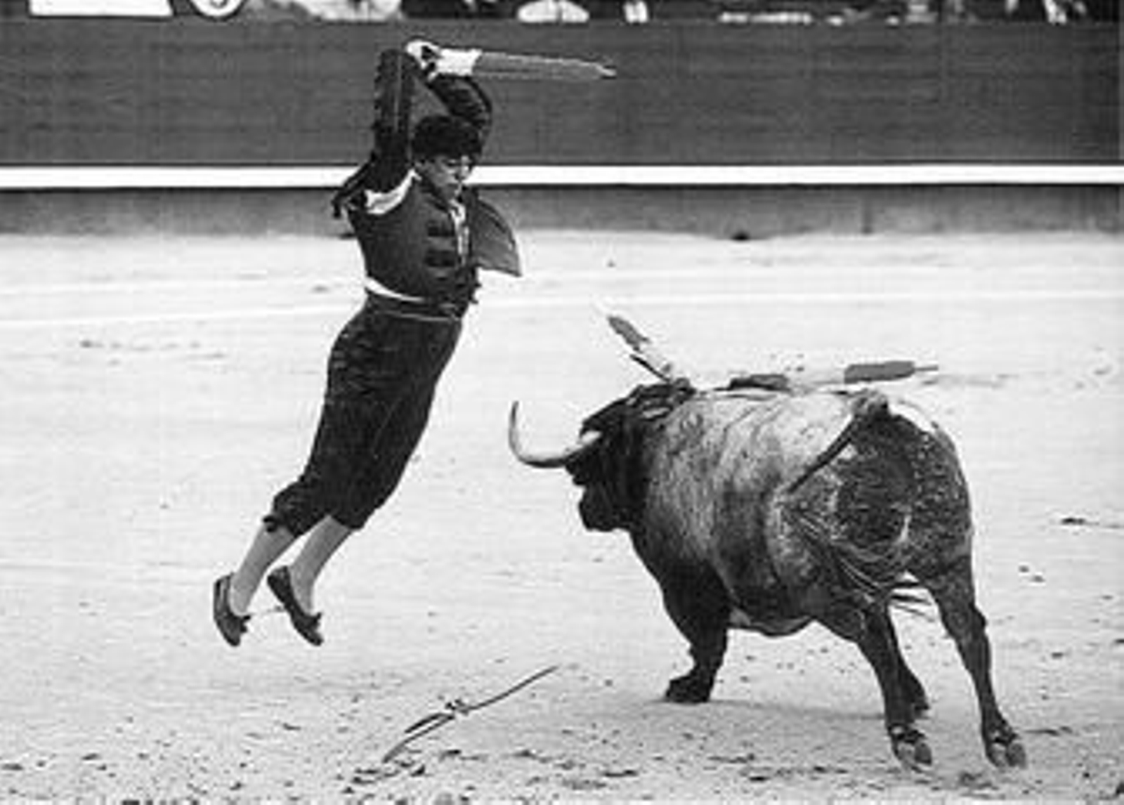 Juan Carlos de los Ríos banderilleando un pablorromero en madrid, una muestra de su valía profesional.