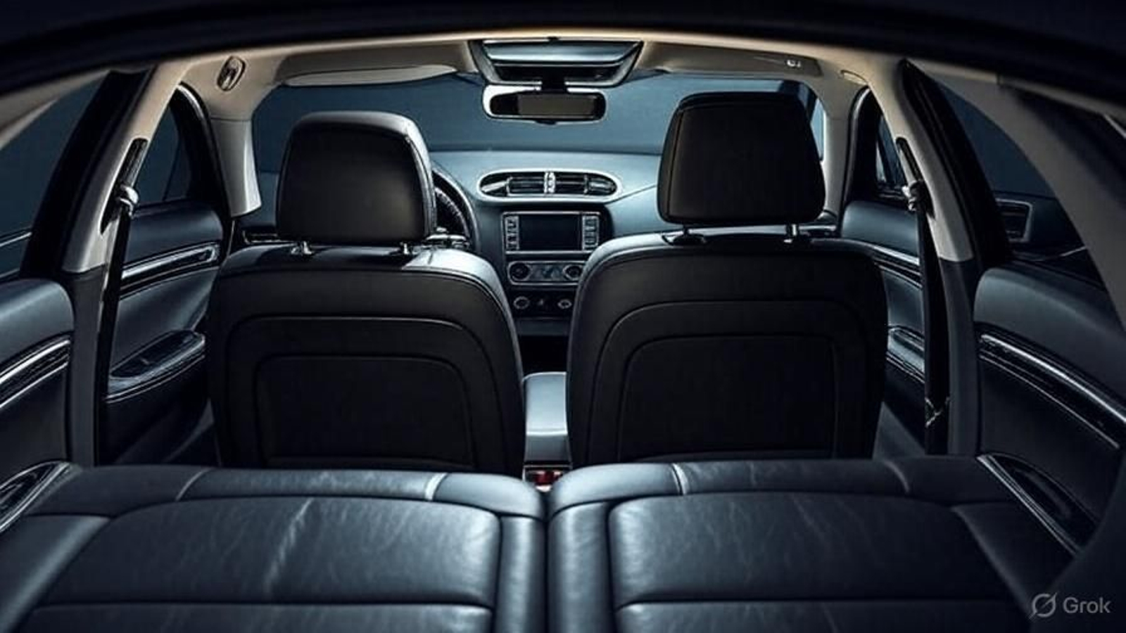 Recreación del interior de un coche