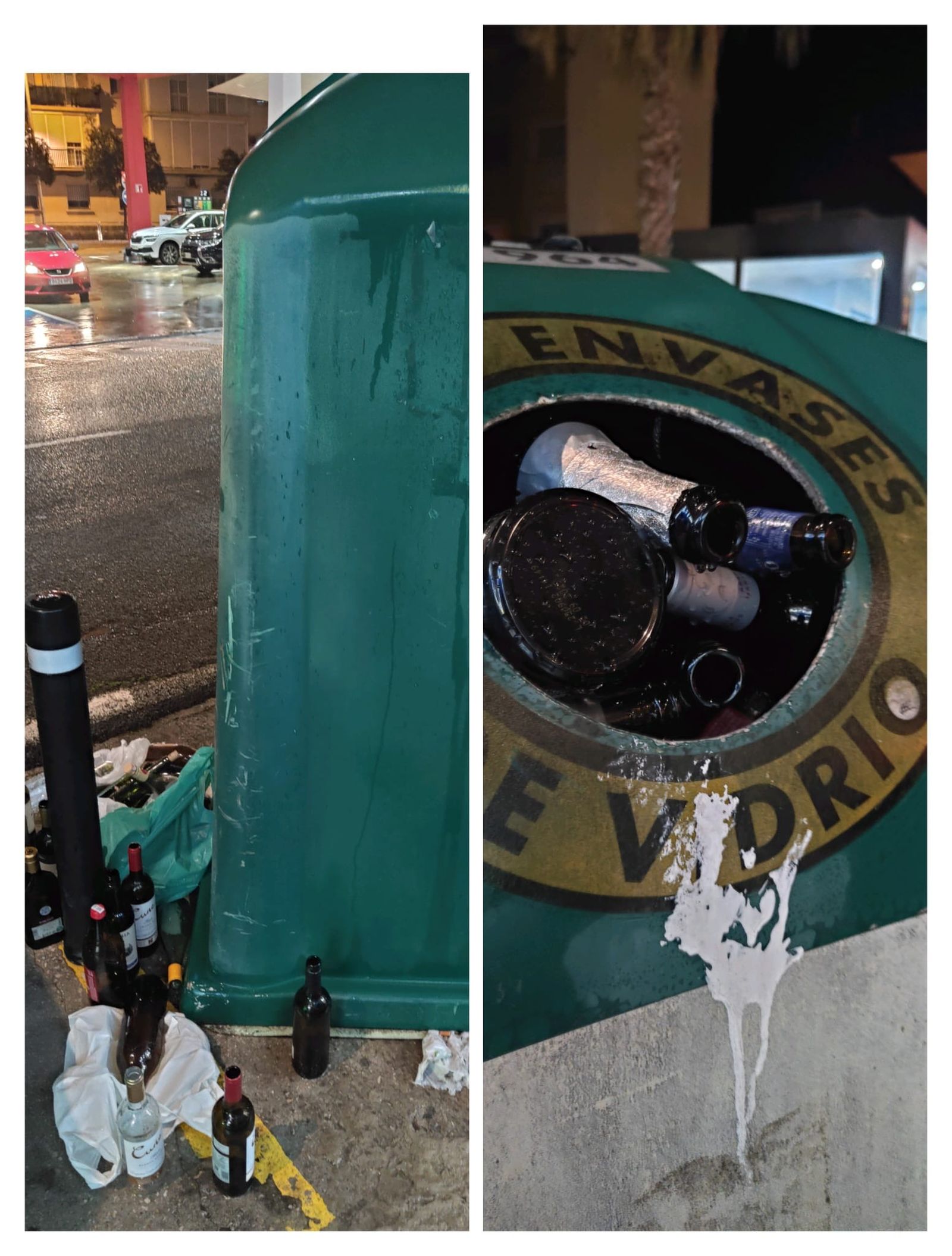 El contenedor  siempre lleno