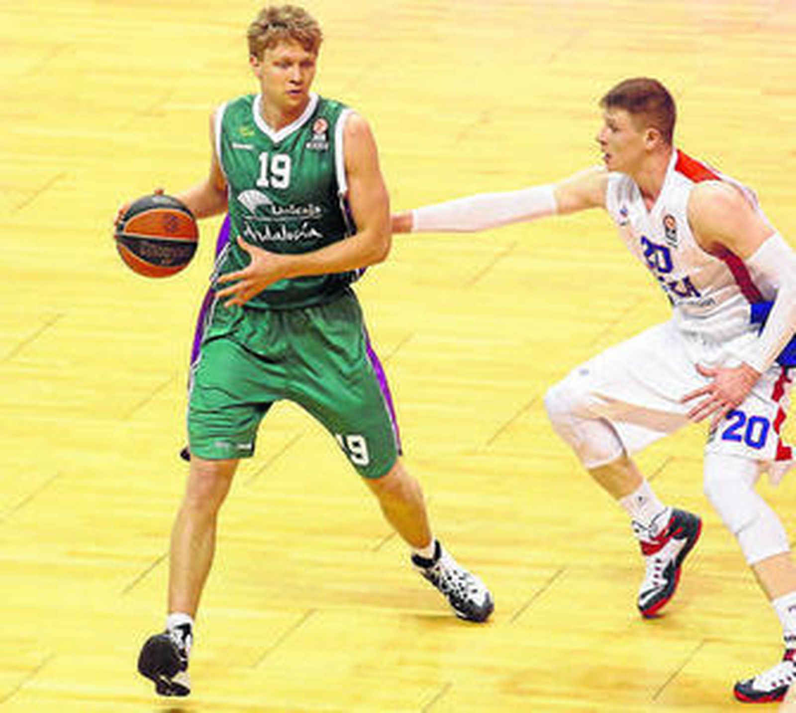 Lance de un Unicaja-CSKA del pasado curso.