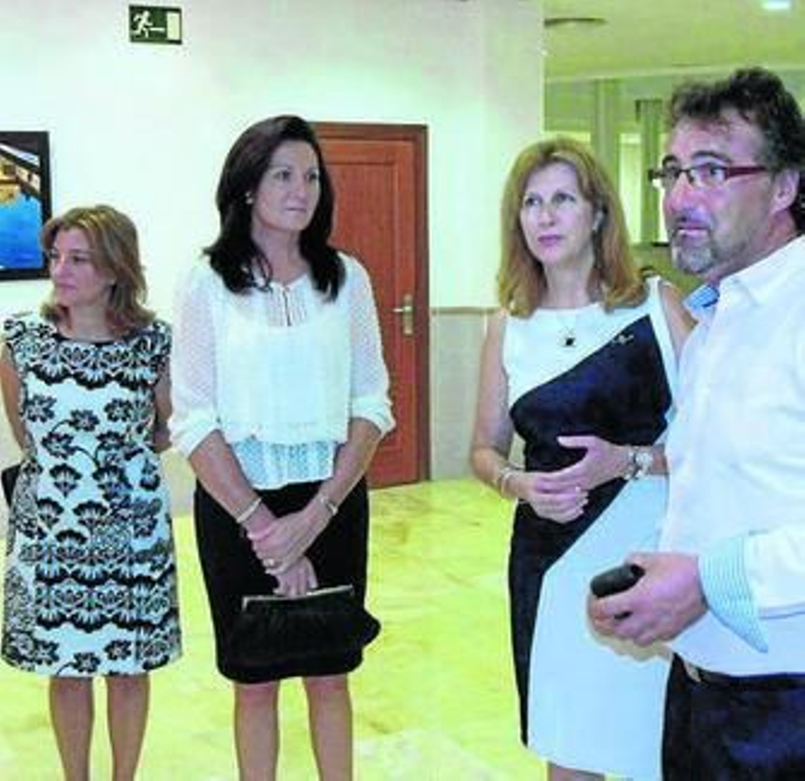 Remesal con María Dolores Ortega, Ruano y Alcoba.