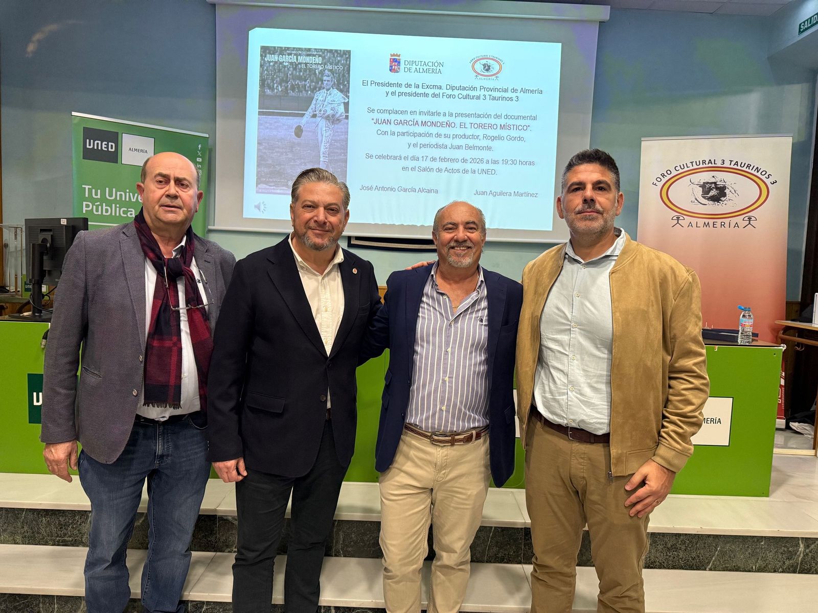 Juan Aguilera, Diego Cruz, Juan Belmonte y Rogelio Gordo.