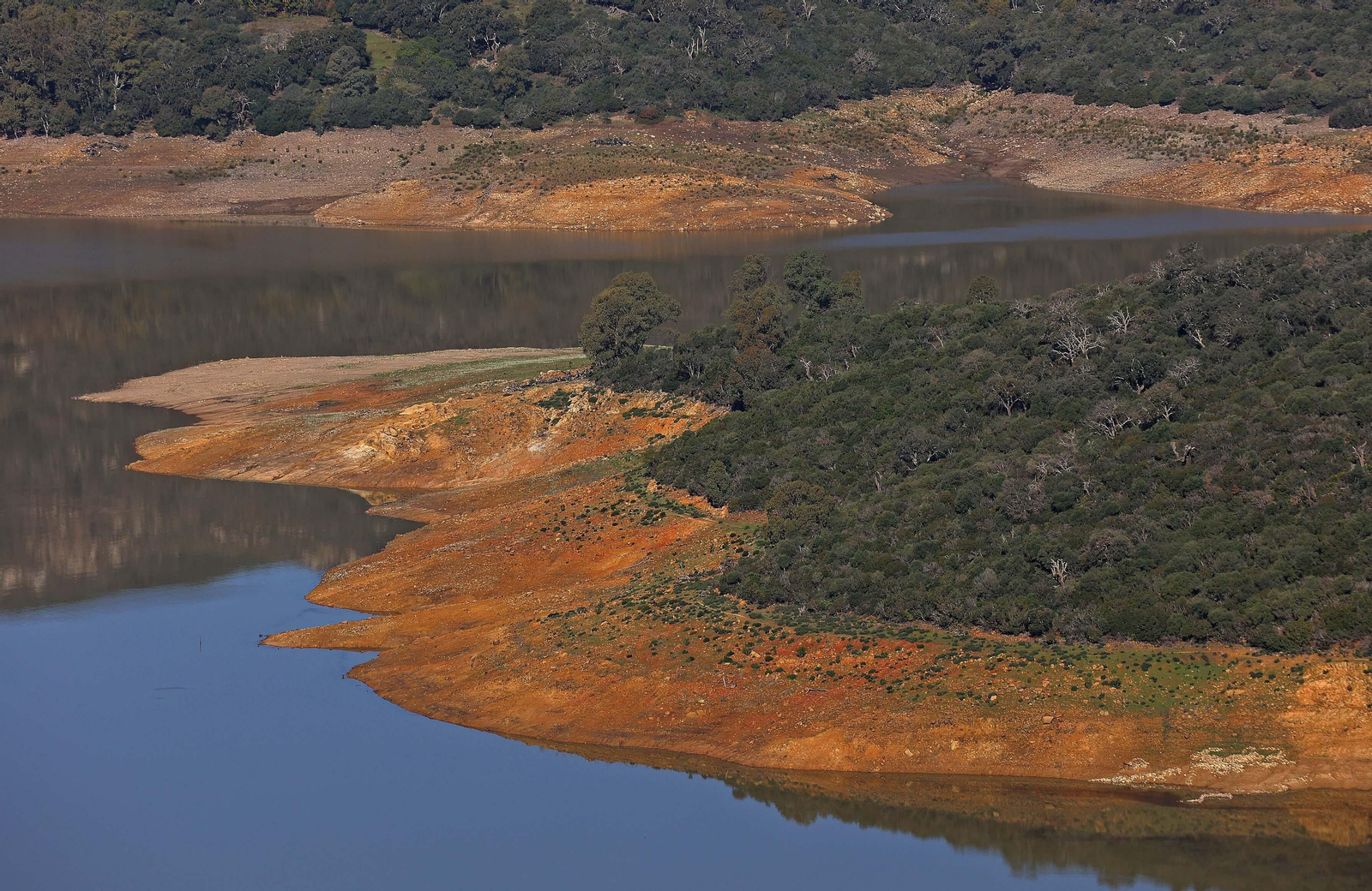 Imágenes del estado actual de los pantanos del Campo de Gibraltar