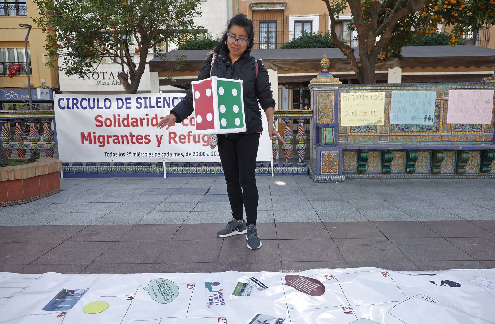 Márgenes y Vínculos celebra el Día Internacional del Migrante en la Plaza Alta
