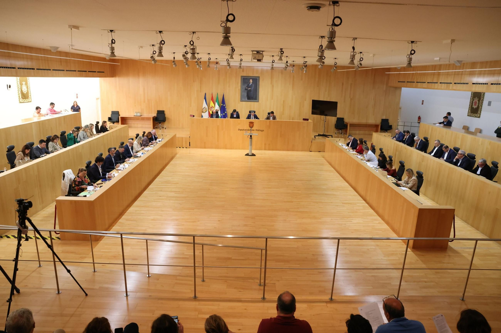 Sesión plenaria ordinaria del mes de noviembre en la Diputación provincial de Málaga