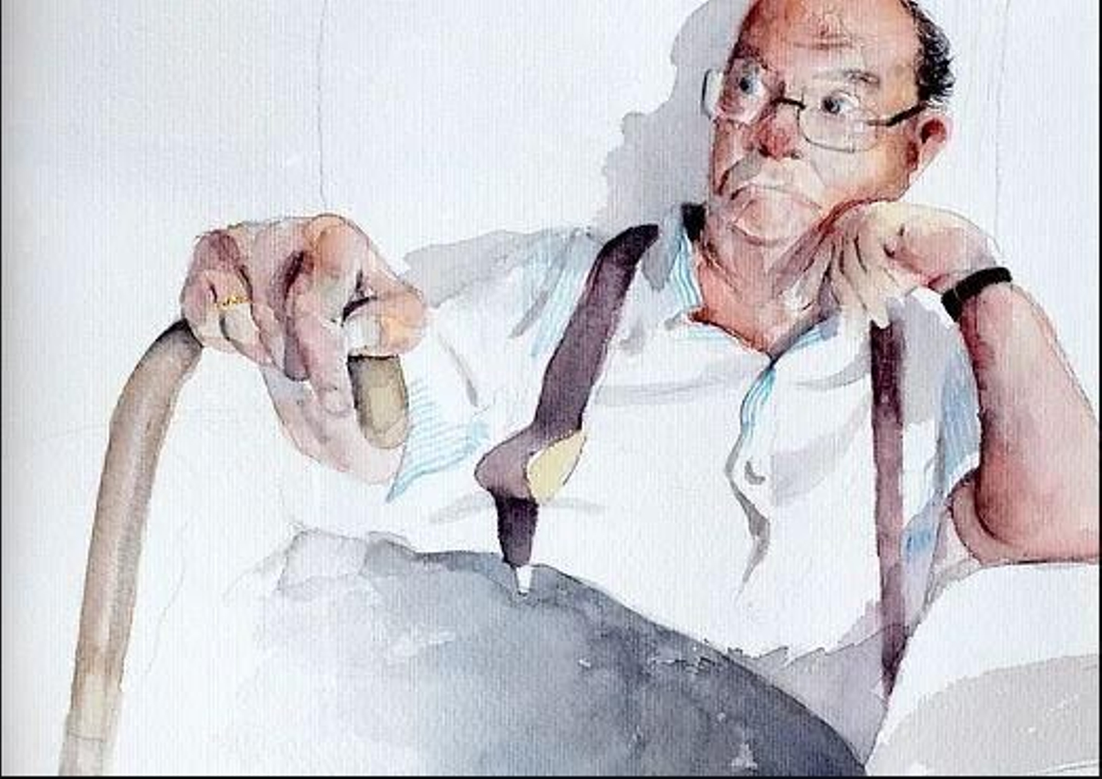 Retrato de Juan Manuel Fernández-Pujol realizado por su sobrino Pablo.