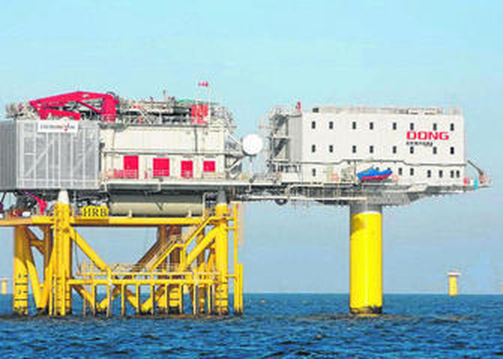 Una de las subestaciones que la compañía danesa ya tiene en su campo eólico marino Hornsea 1.