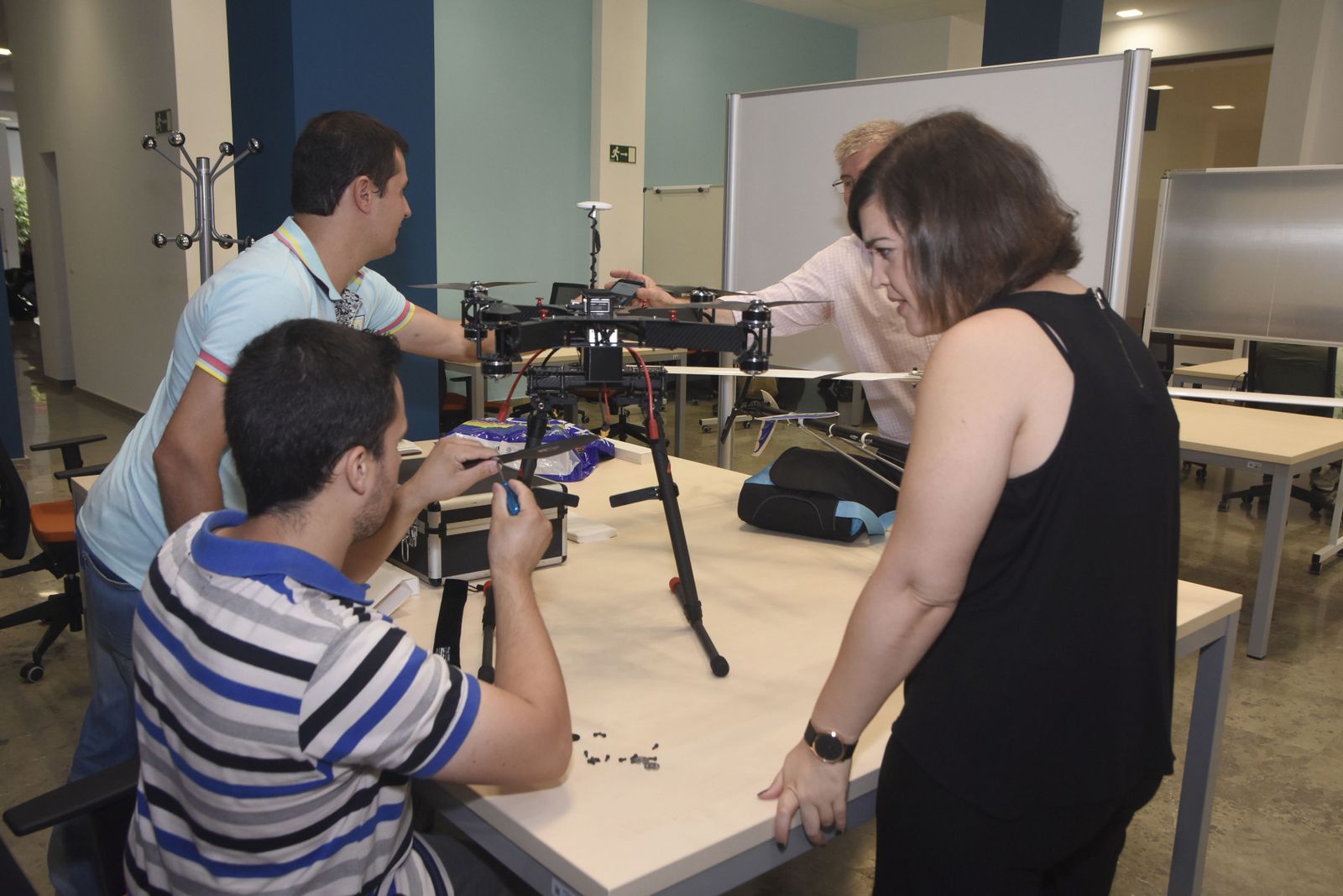 Emprendedores en El Patio.