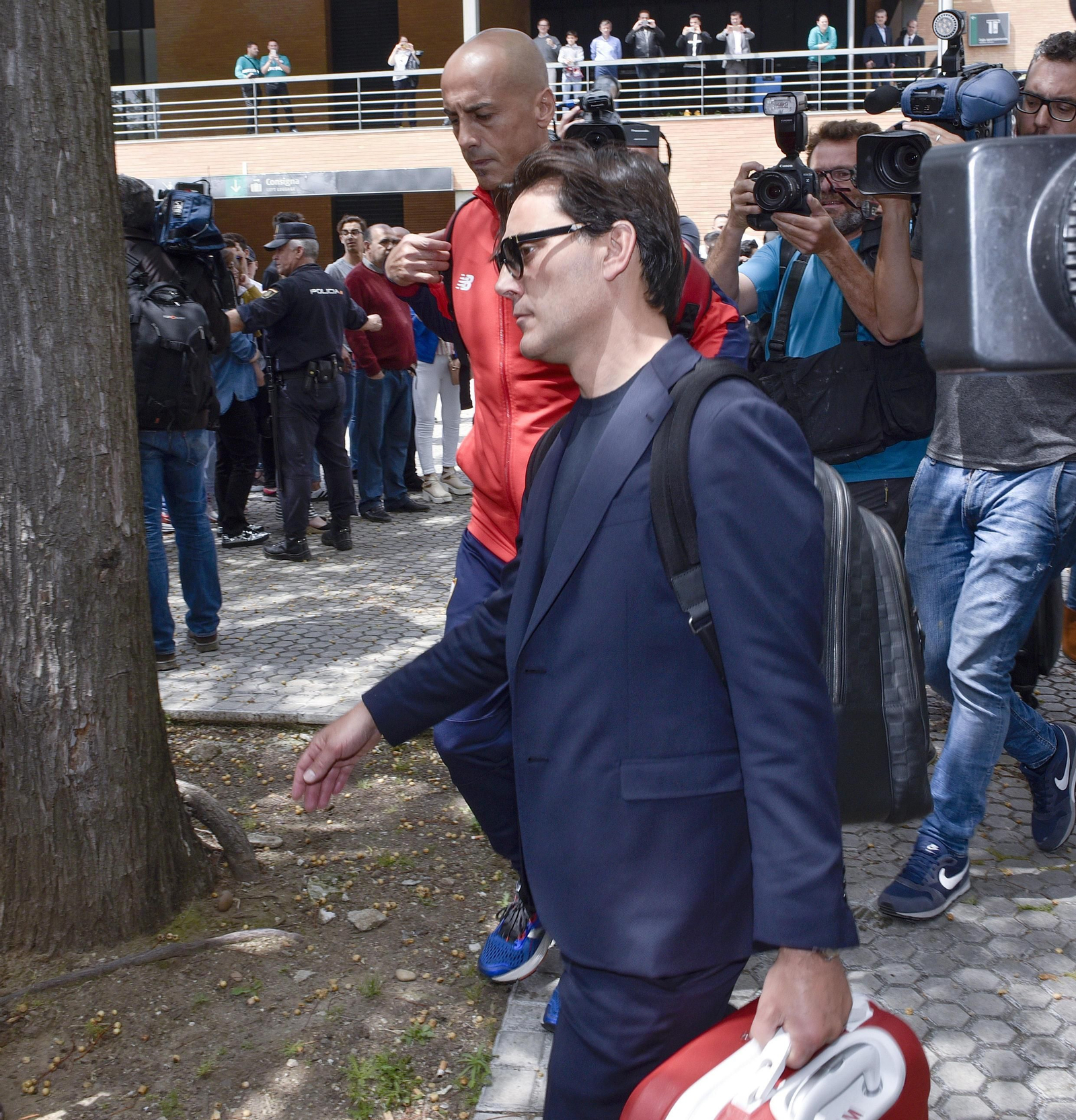 Las imágenes de la llegada del Sevilla