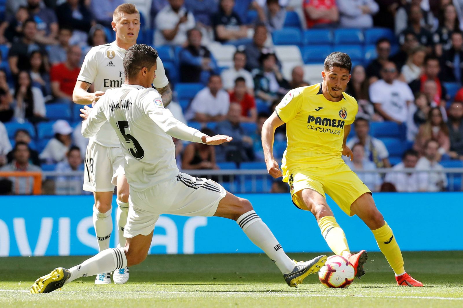 El Real Madrid - Villarreal, en imágenes