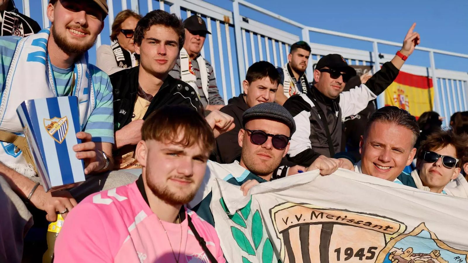 Holandeses en La Rosaleda