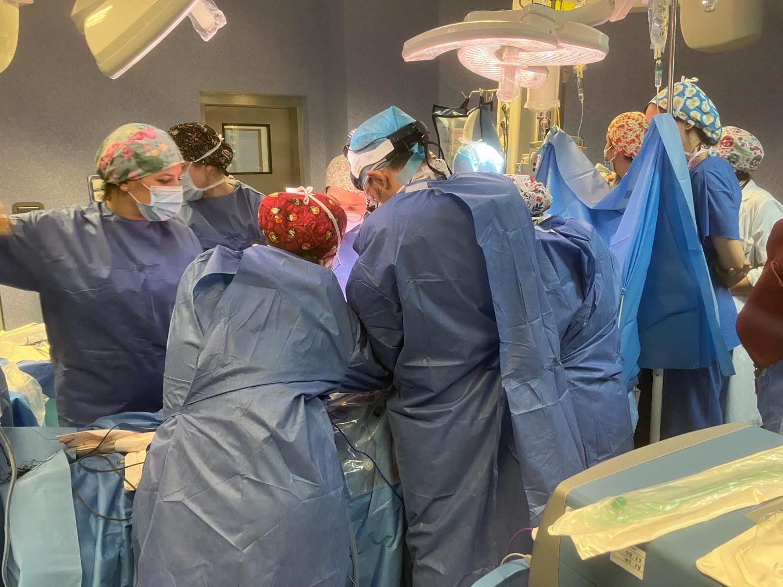 Una donación múltiple de órganos en un hospital andaluz.
