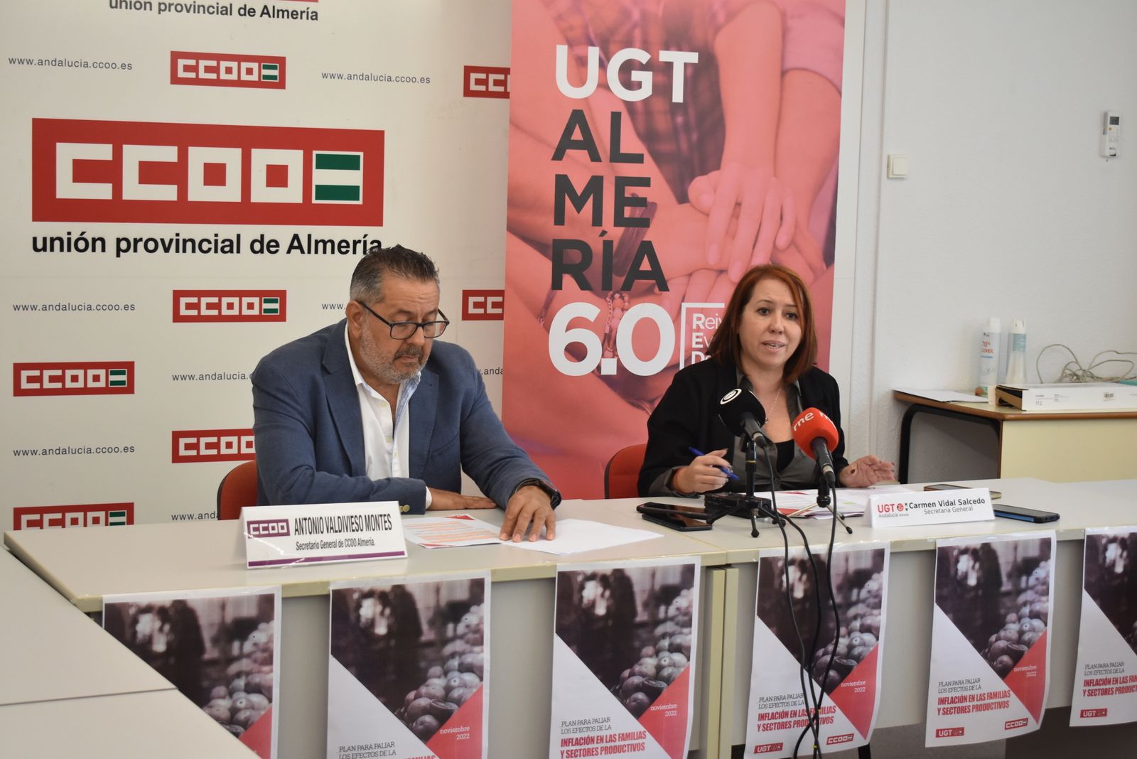 Antonio Valdivieso y Carmen Vidal.