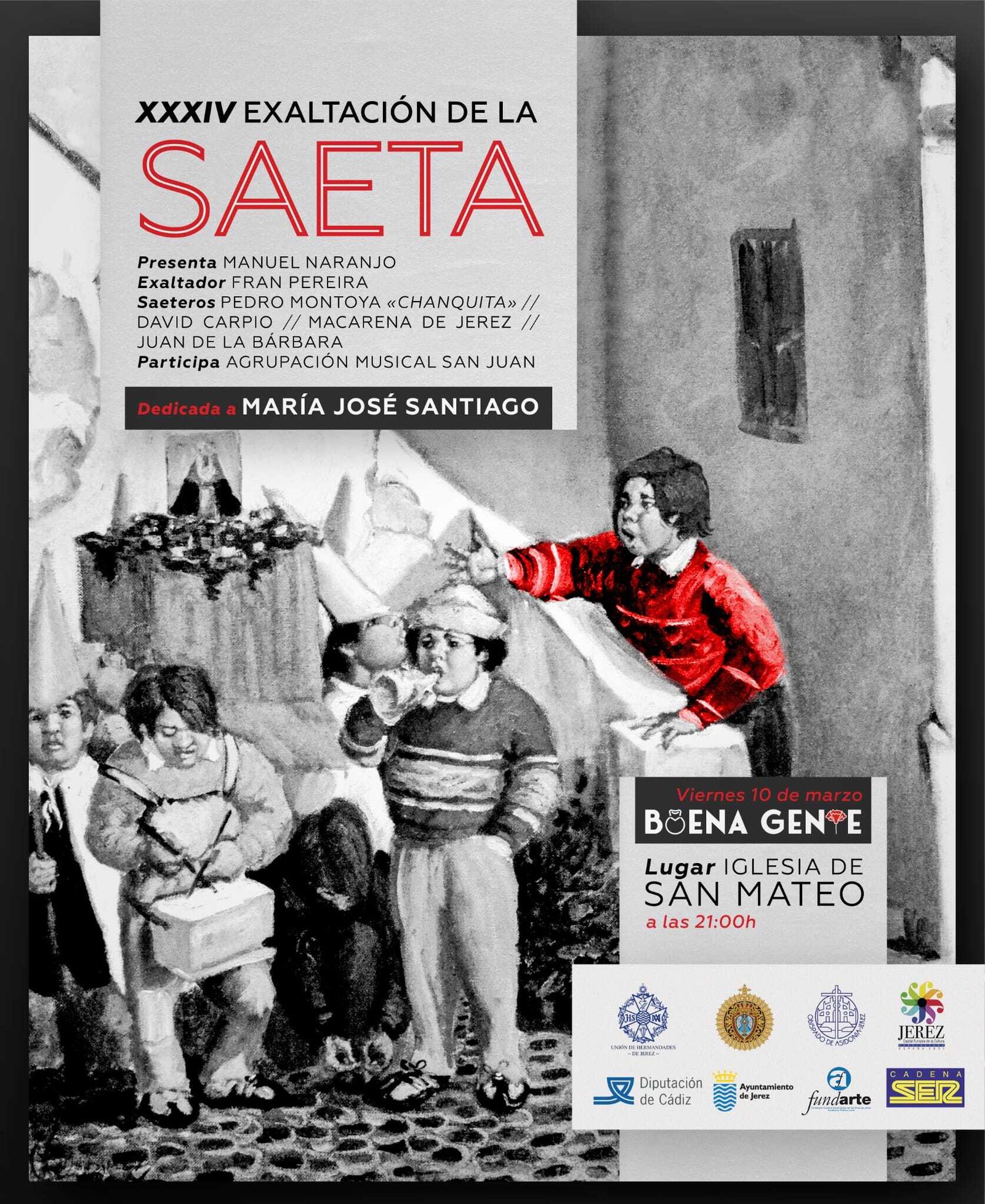 Cartel de la Exaltación de la Saeta.