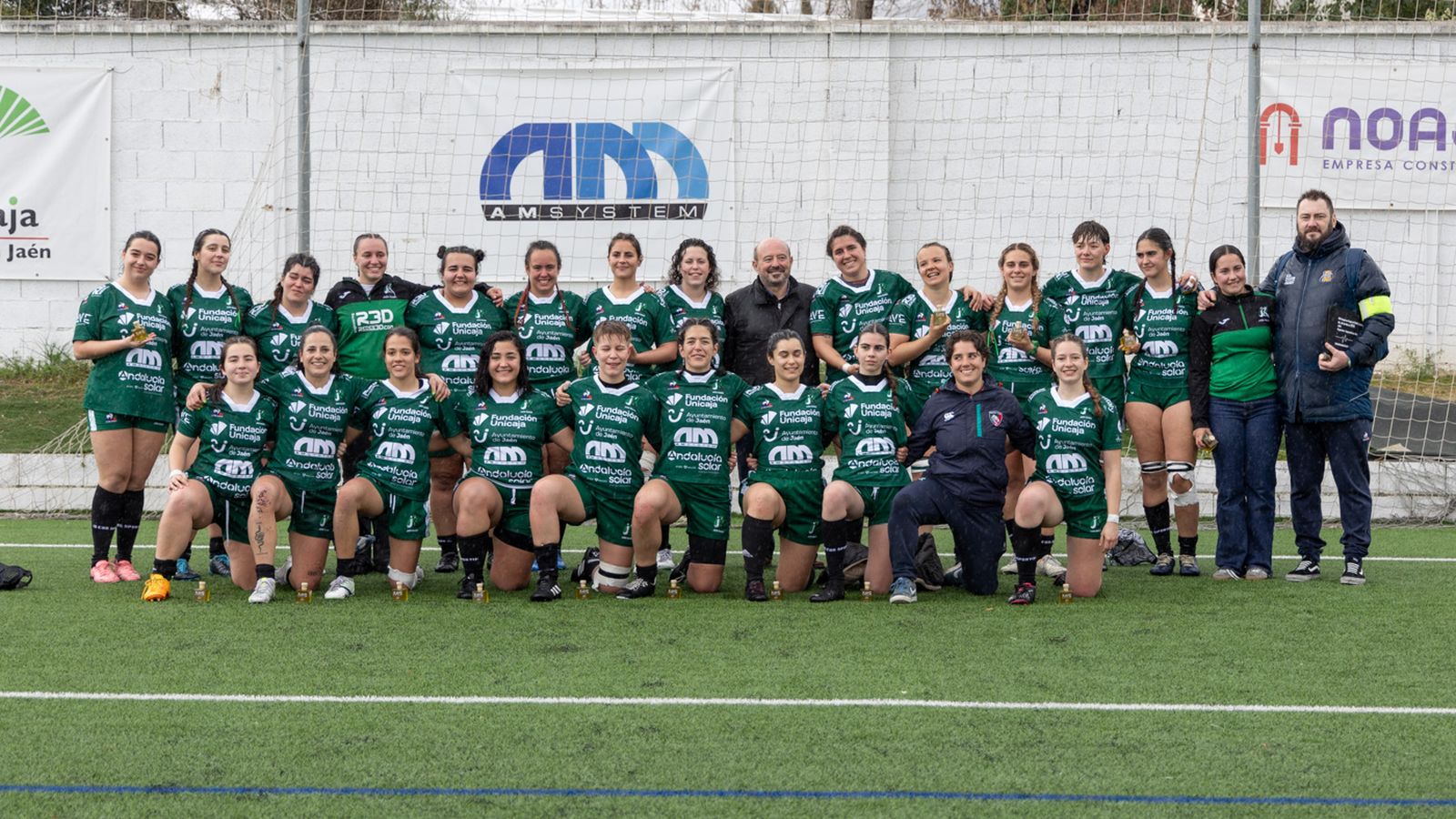 La alegría por el título de campeonas de Jaén Rugby femenino, en imágenes