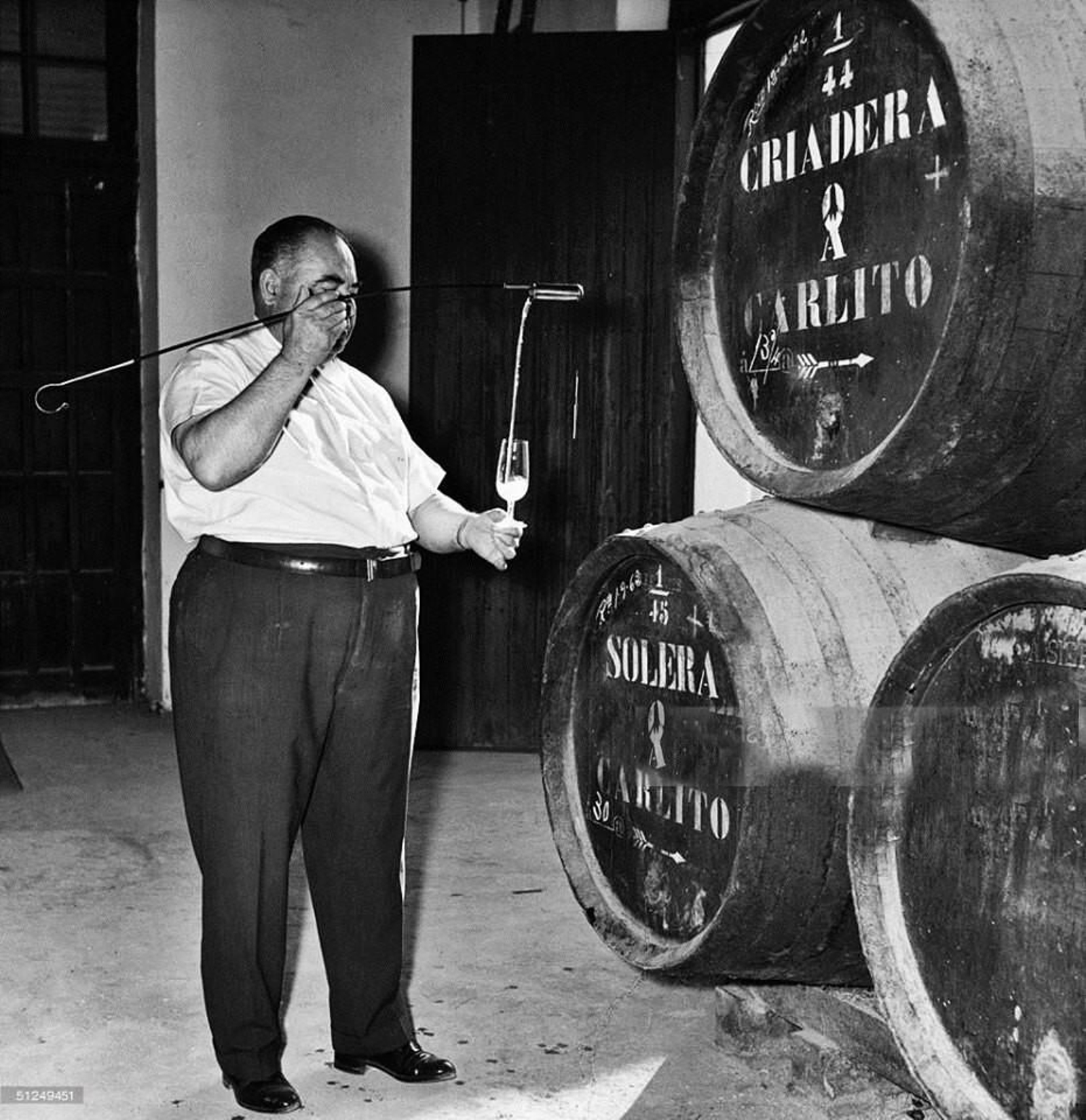 Francisco Muñoz, en W&H. Foto de George Tarlton, 1966.