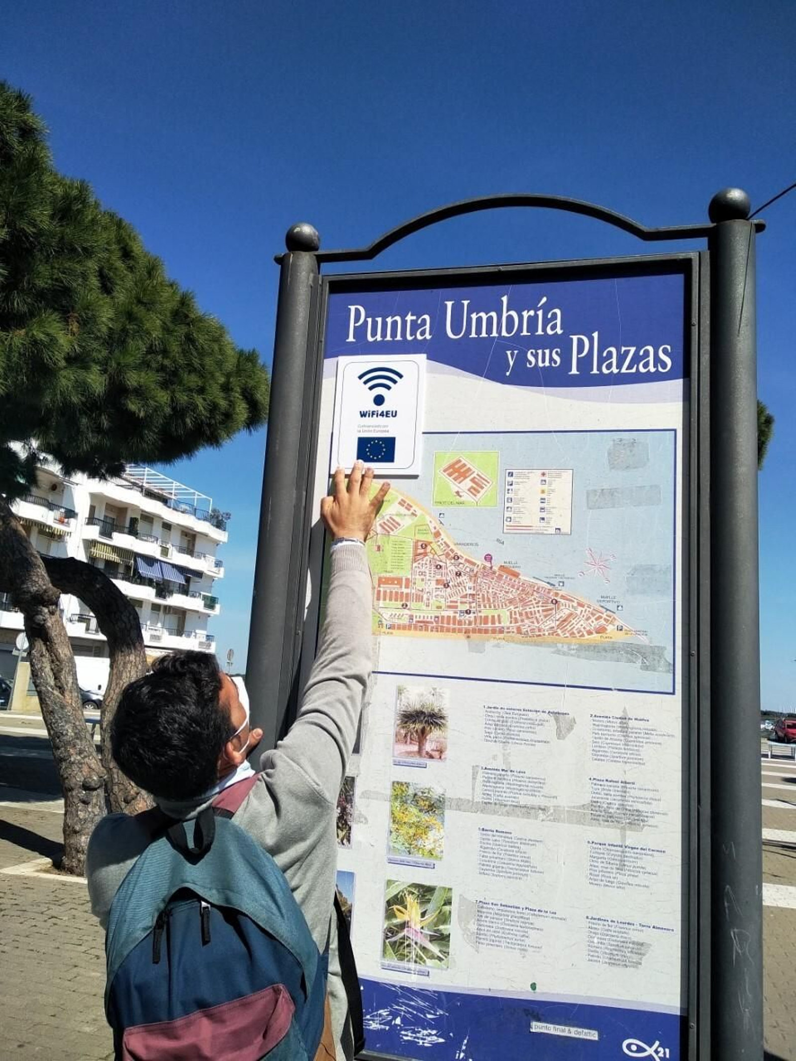 Un punto de conexión gratuito a Internet.