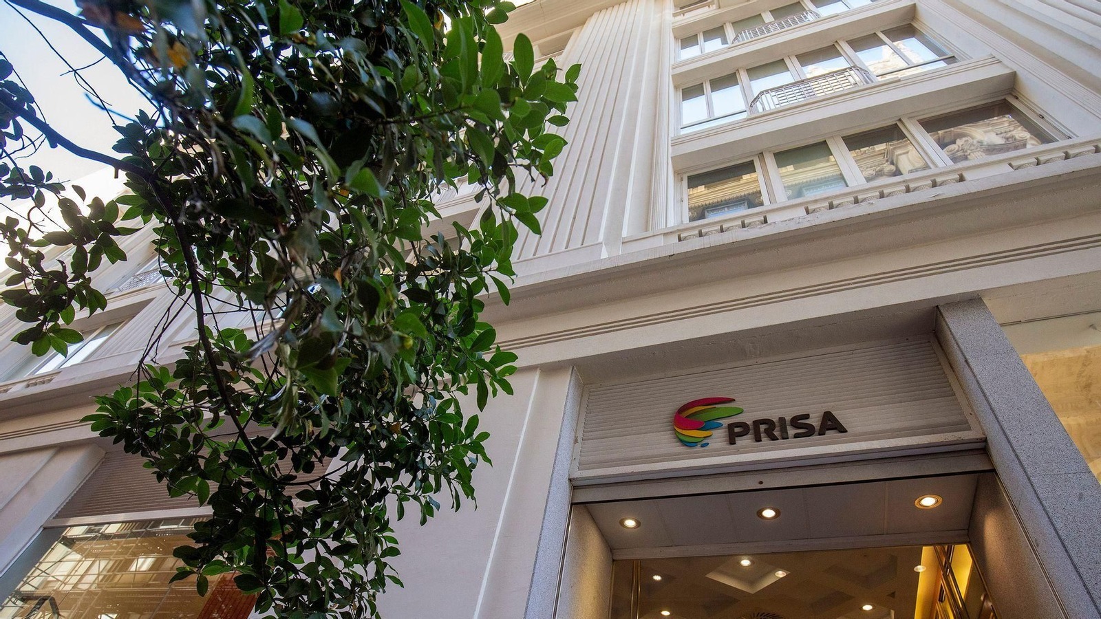 Fachada de la sede de Prisa