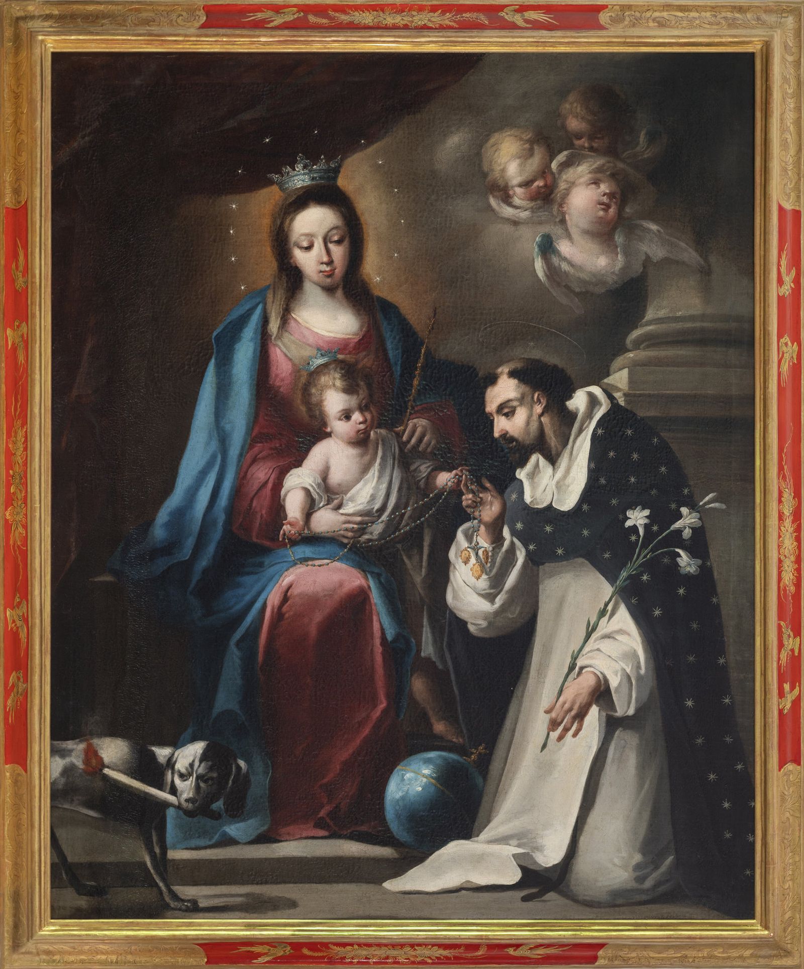 La pintura tras la restauración.